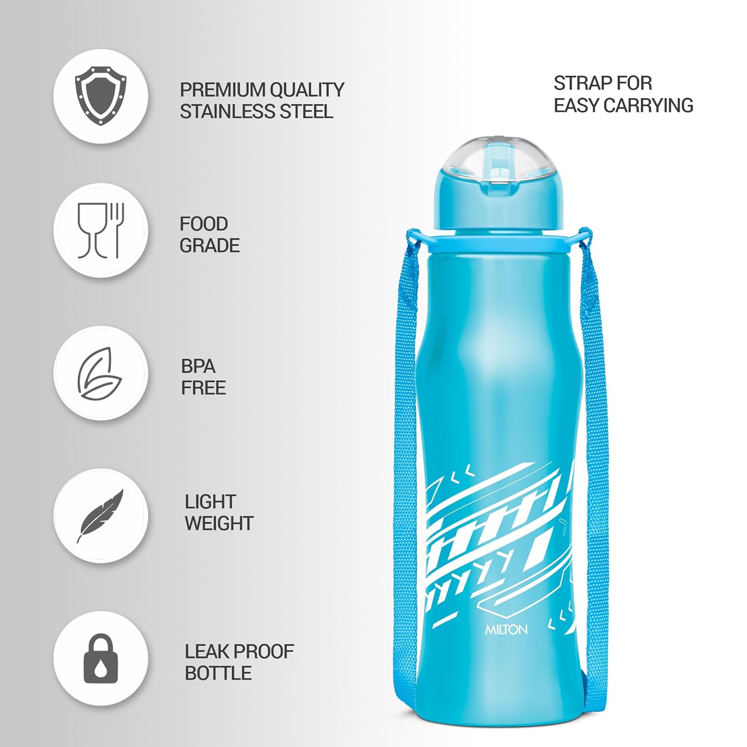 Milton Gaiety Stainless Steel Insulated Water Bottle | 1 Pc - view 2