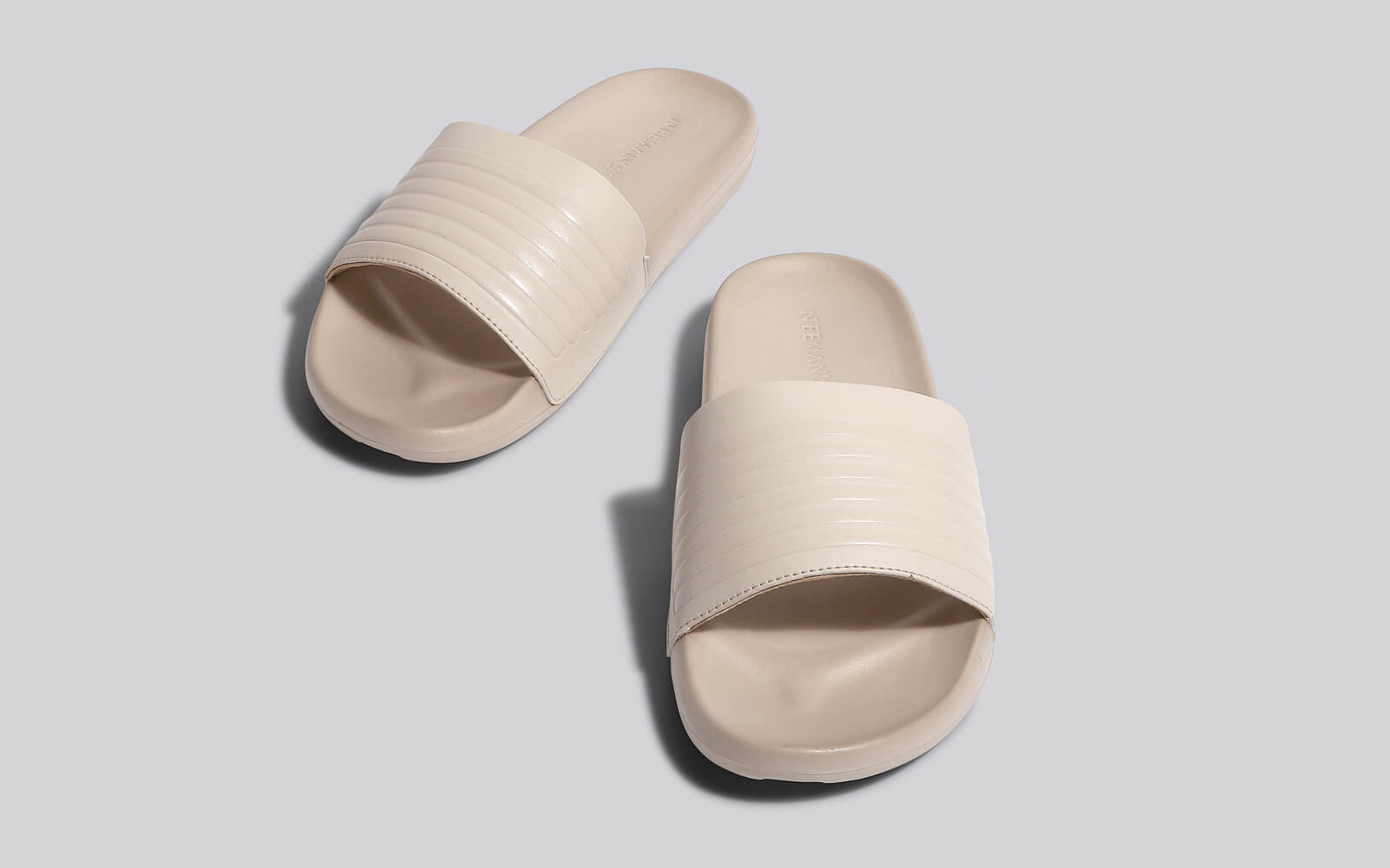 Neeman's FootBed Slides for Women : Beige - view 5