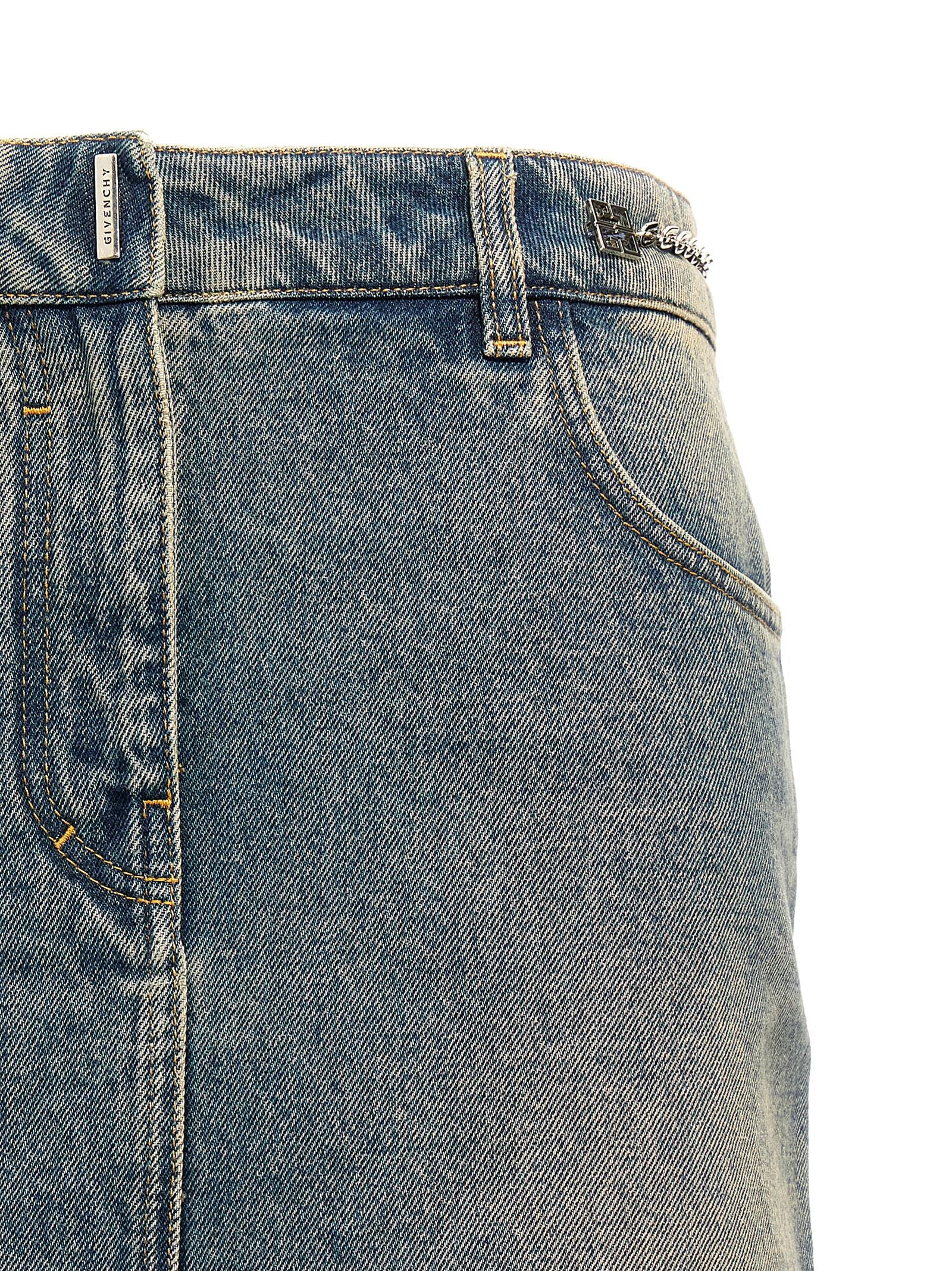 Givenchy Denim Mini Skirt – 100% cotton - view 3