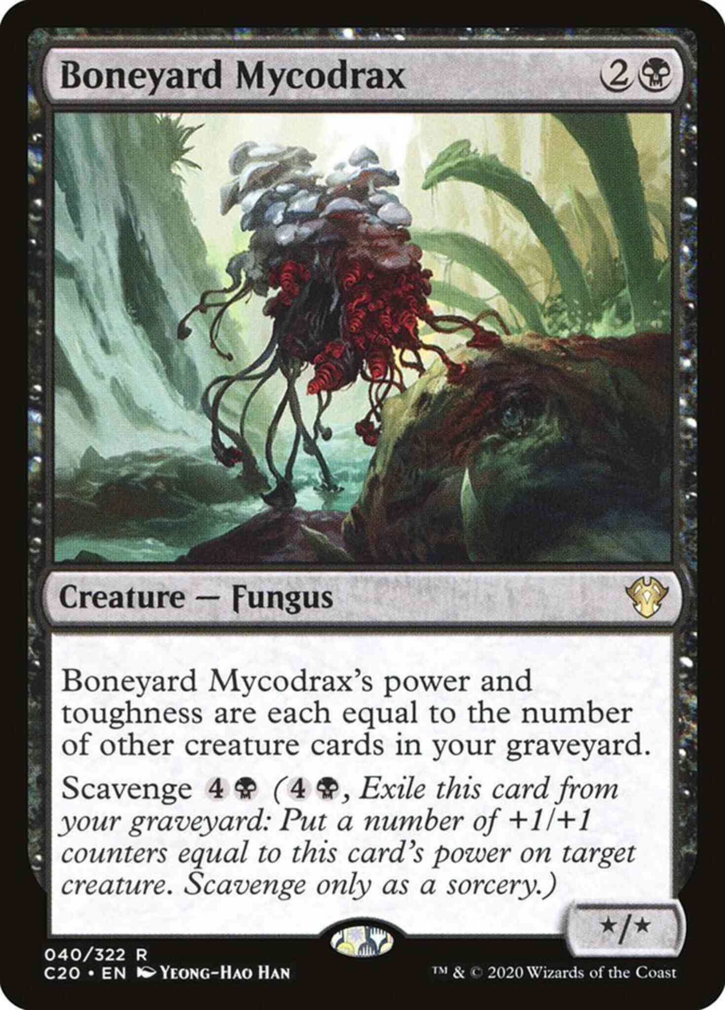 Boneyard mycodrax 40 – Magic Boneyard Mycodrax [40] [Commander 2020] [Non-Foil]