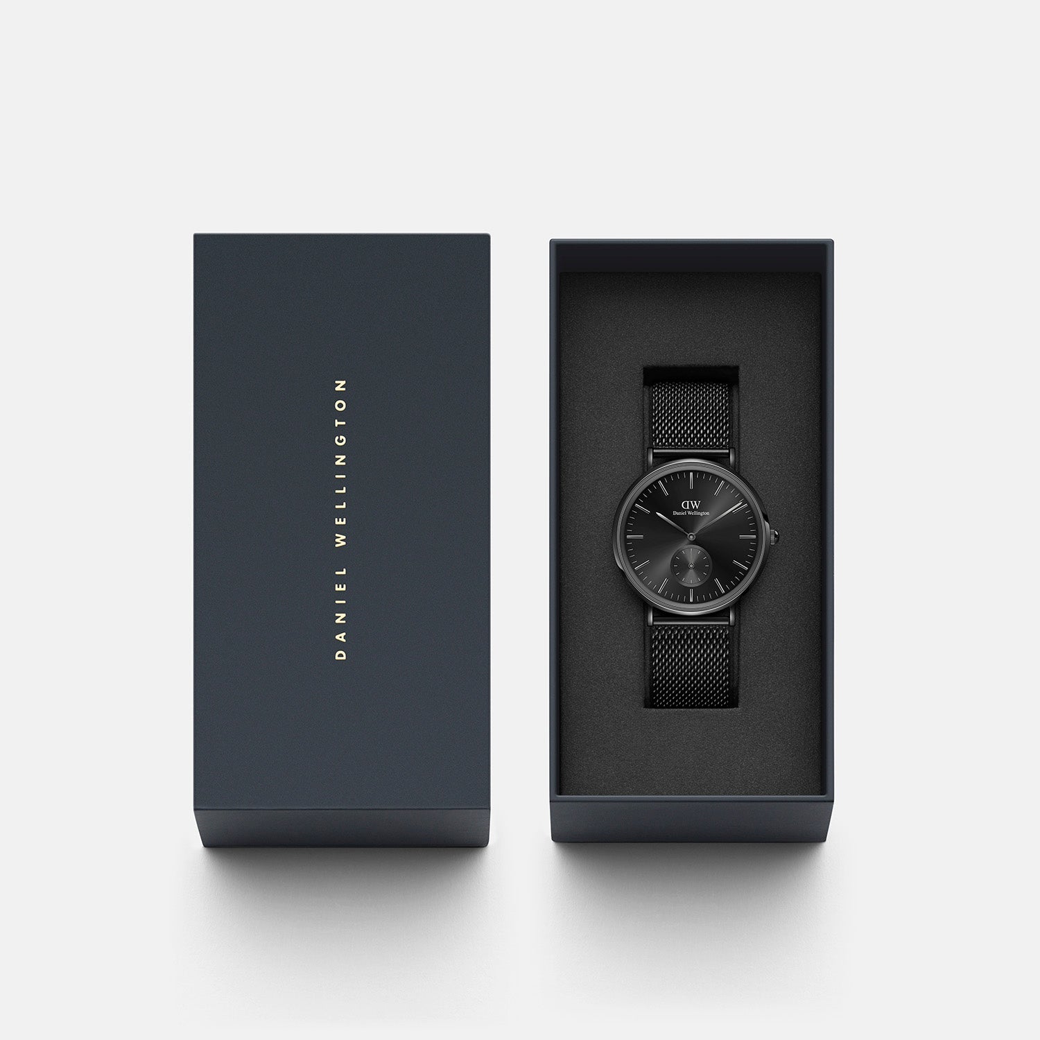 Daniel Wellington Classic Men Quartz Black Dial Analog Stainless Steel Watch DW00100714K - view 5