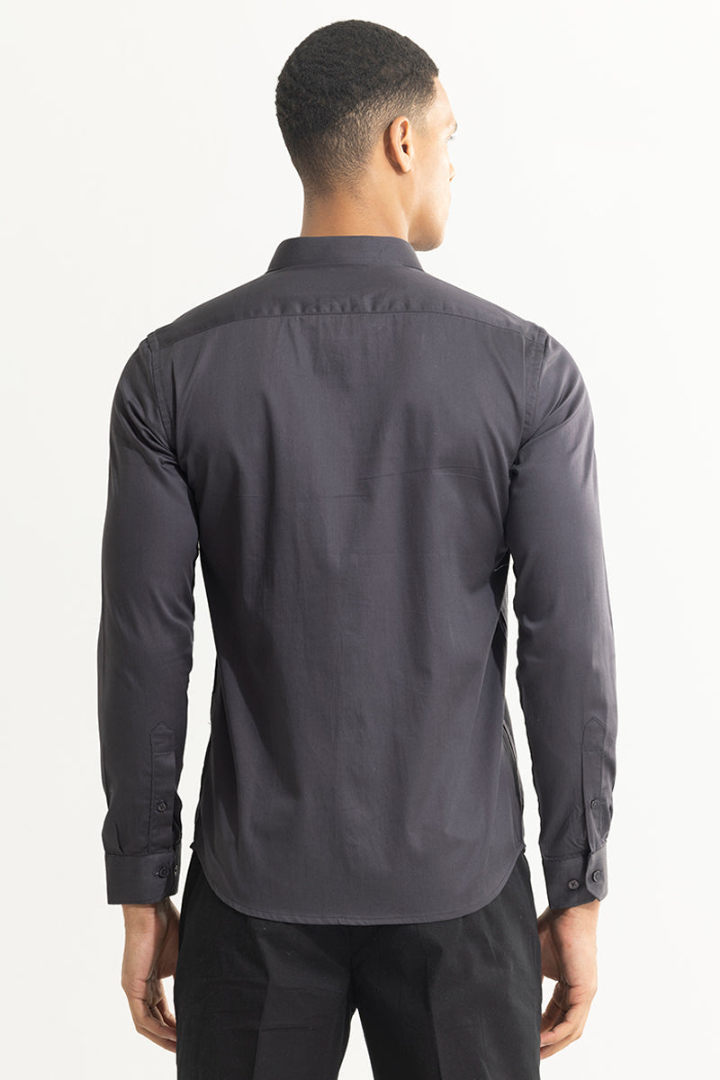 SNITCH Tulipa Embroidered Black Shirt - view 6