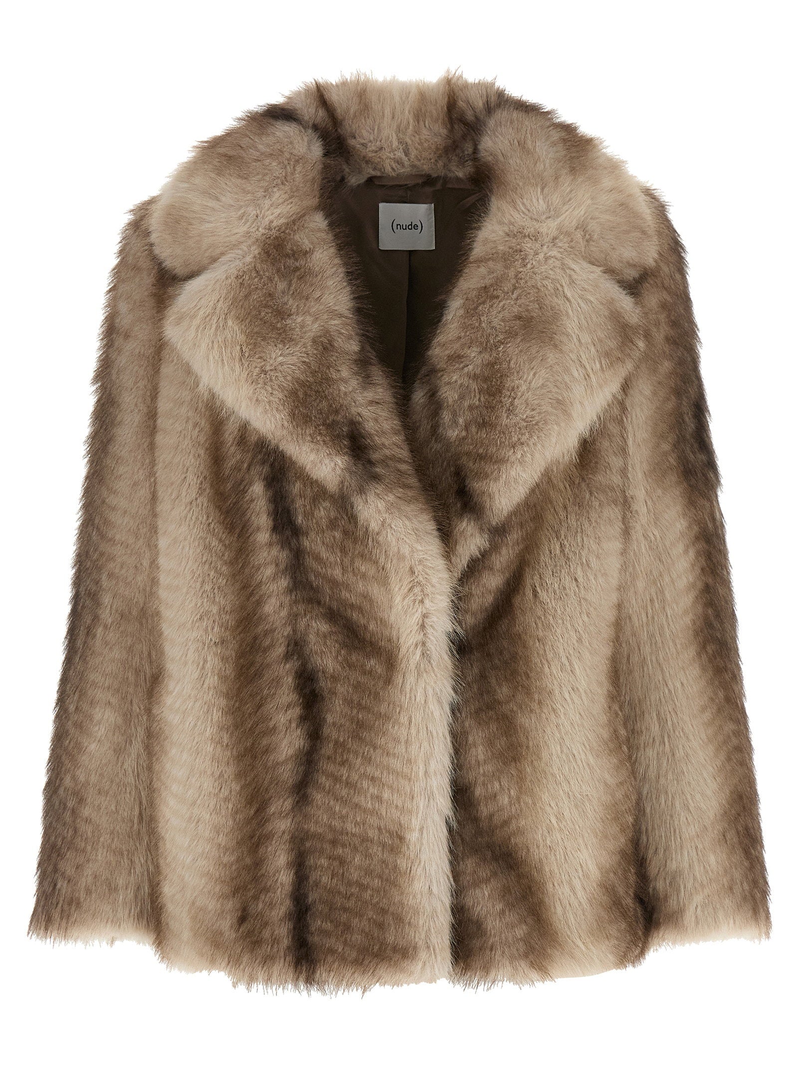 Nude Faux Fur Jacket