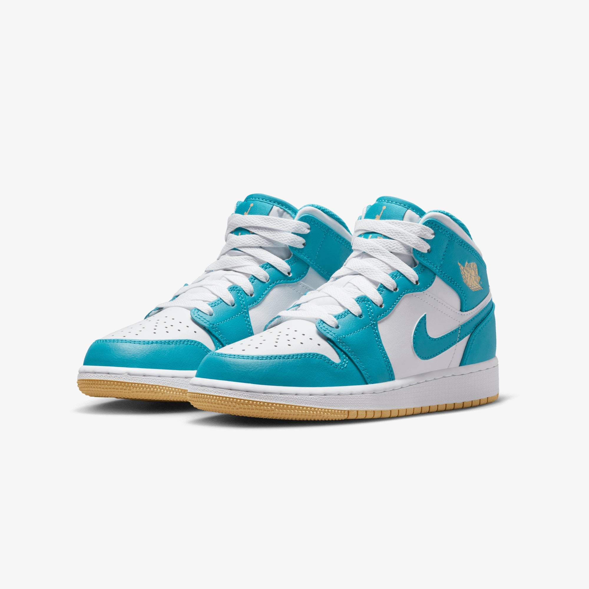 1 mid aquatone – Jordan | AIR JORDAN 1 MID { AQUATONE/CELESTIAL GOLD-WHITE