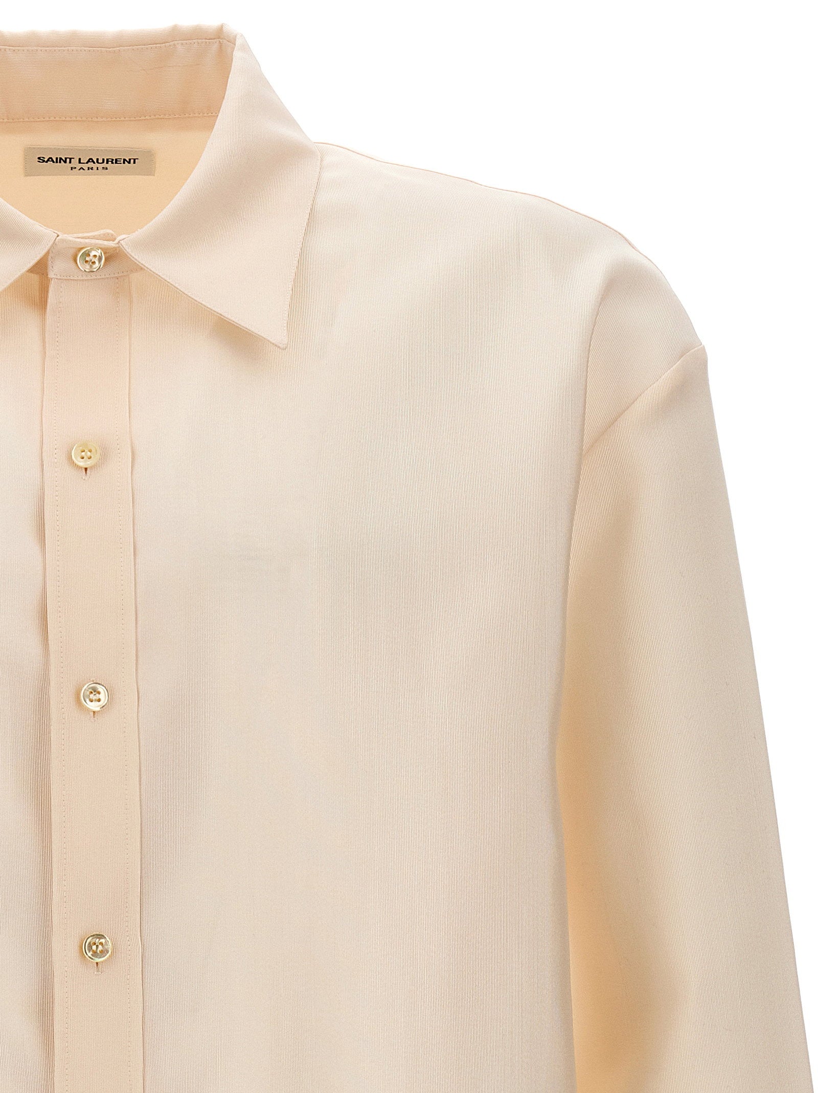 Saint Laurent Faille Shirt – 53% acetate, 47% wool - view 3