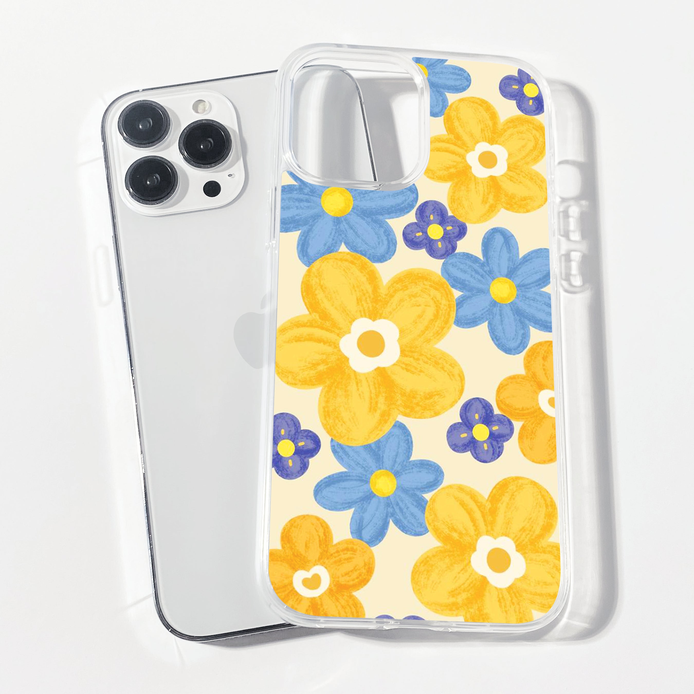 Casebasket Spring burst Clear Silicone Phone Cover