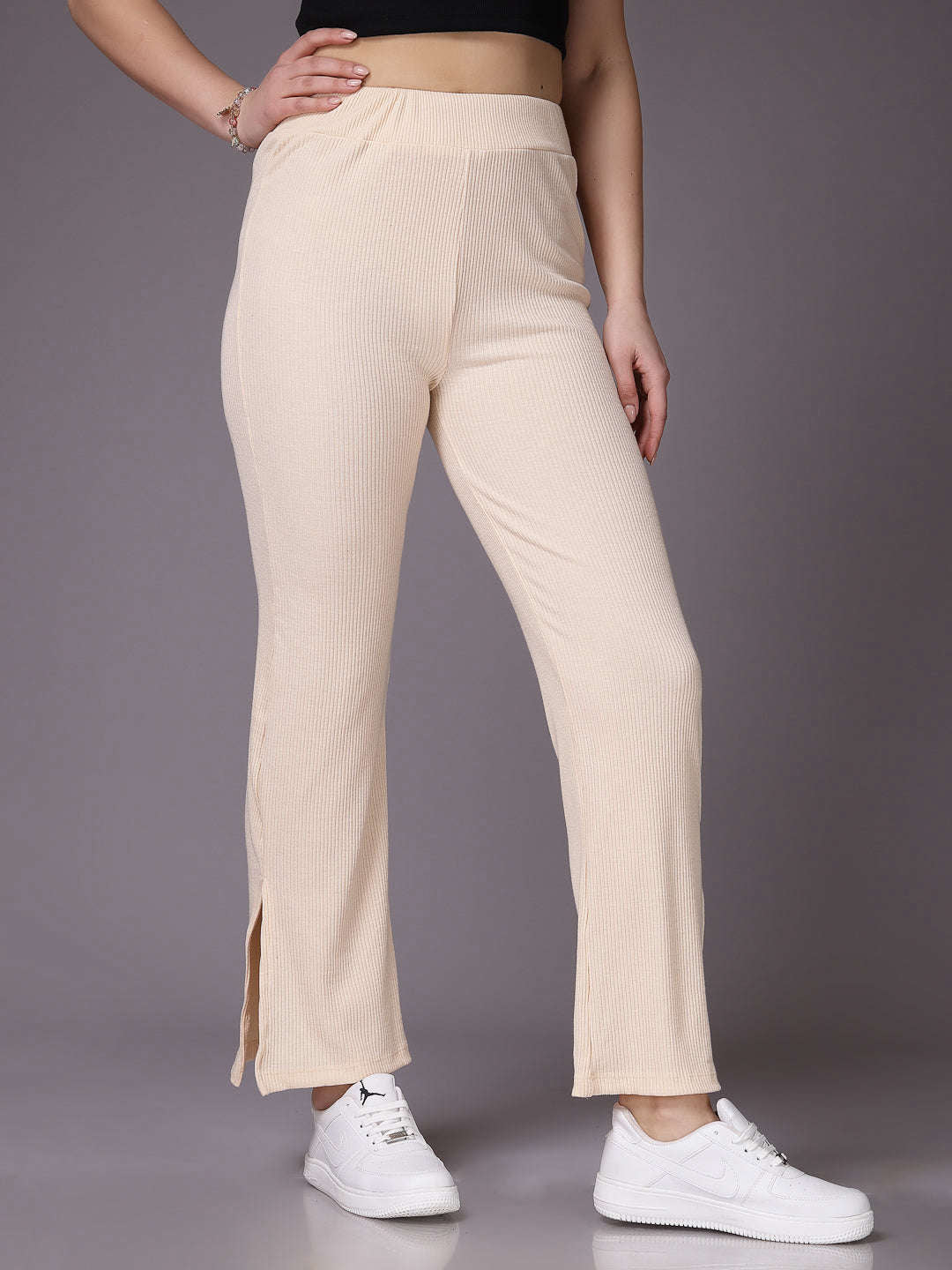 Freehand By The Indian Garage Co Women Solid Trouser - view 6