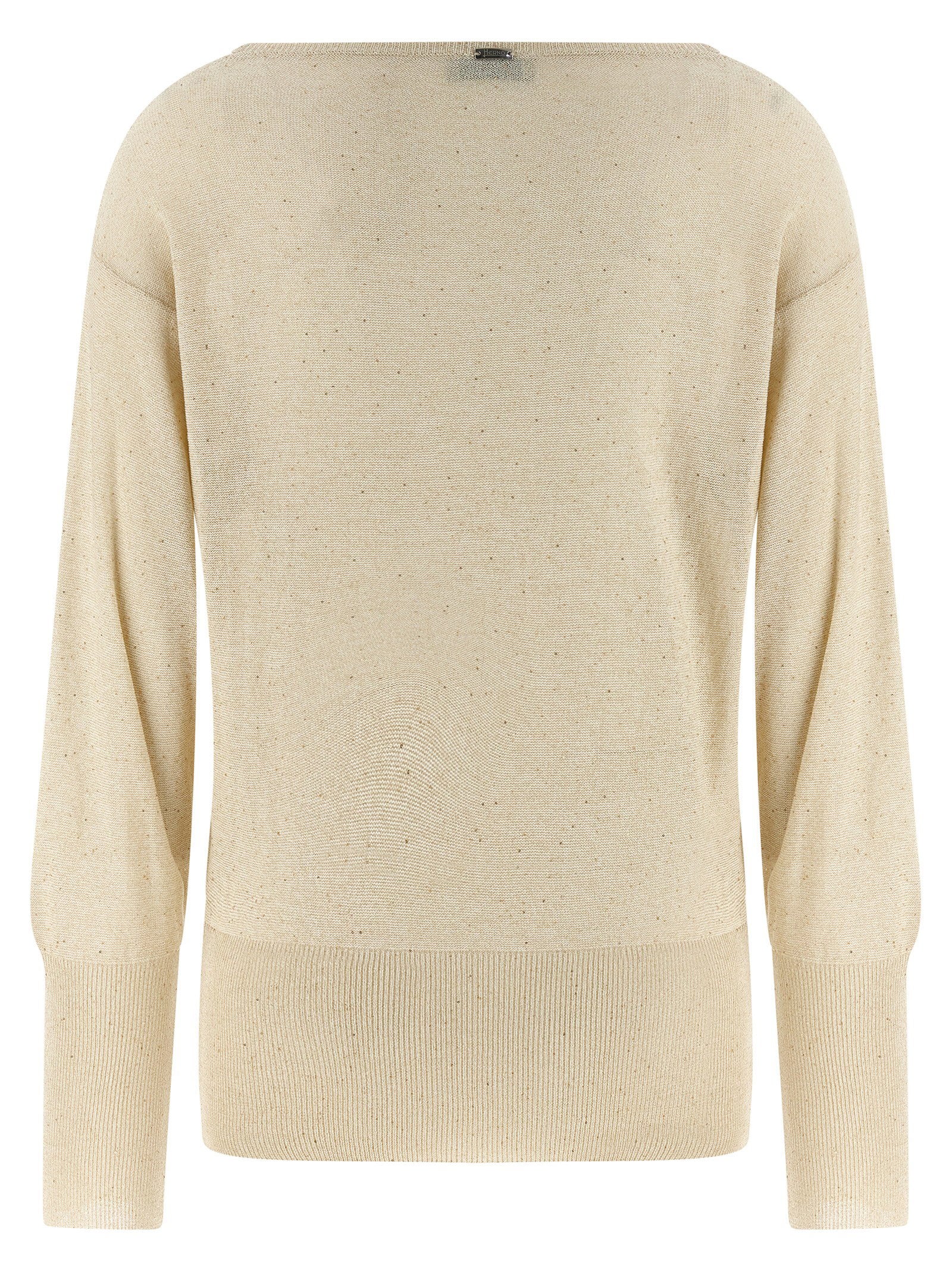 Herno Lamé And Sequin Yarn Sweater - view 2