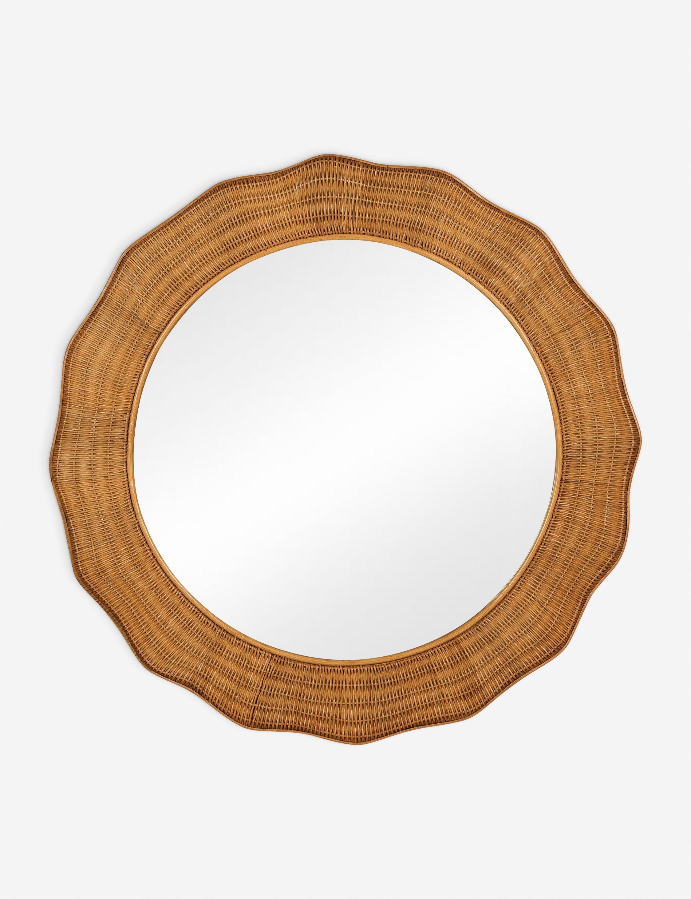 Lulu and Georgia Yarely Round Mirror – Natural