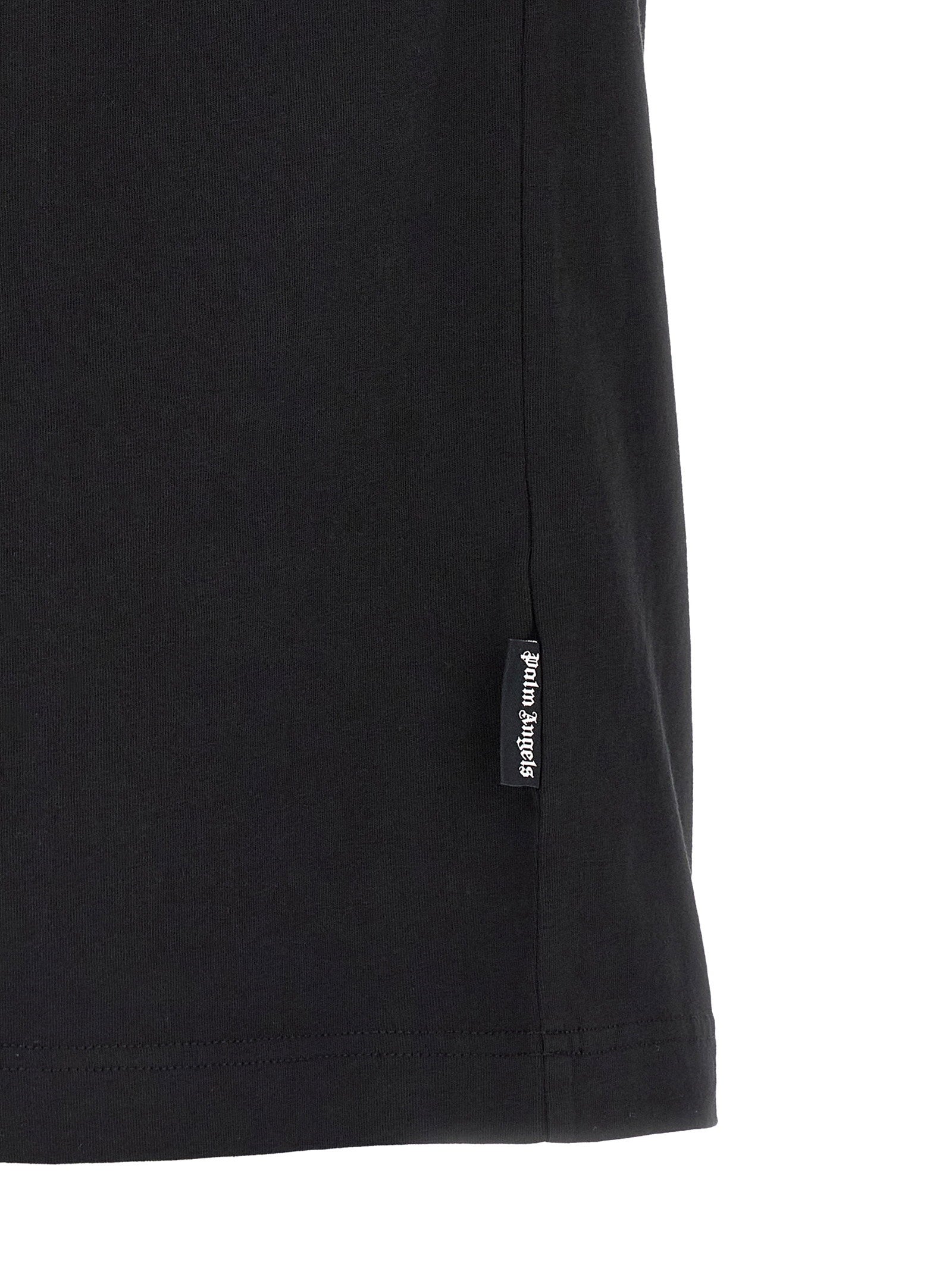 Palm Angels Neck Logo T-shirt – 100% cotton - view 4