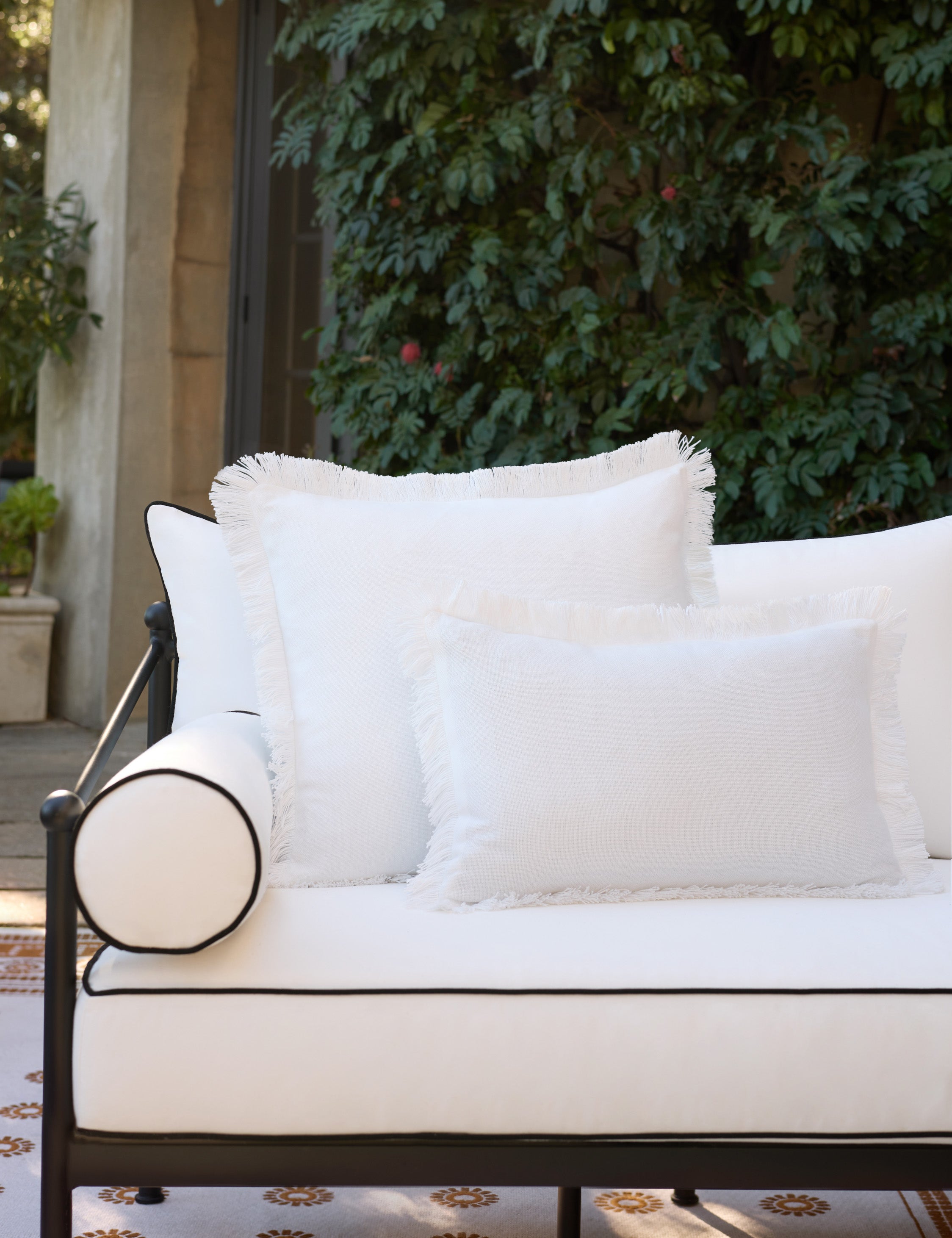 Indoor outdoor pillow – Lulu and Georgia Bosmont Indoor / Outdoor Pillow