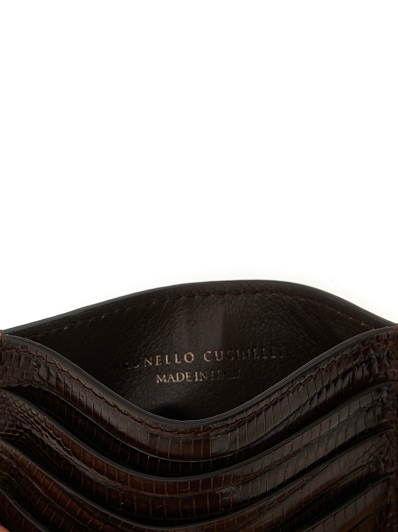 Brunello Cucinelli Leather Cardholder - view 3