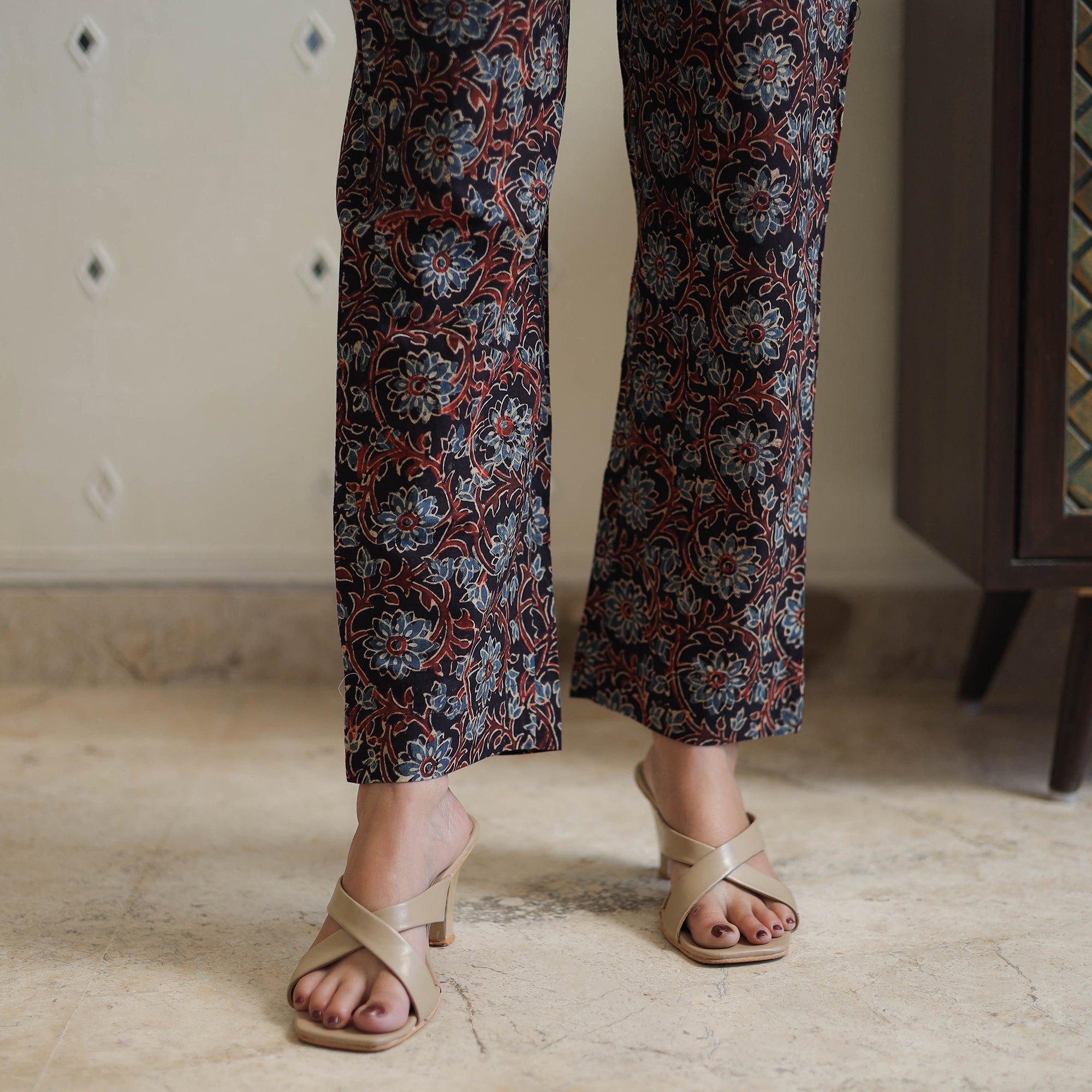 ITOKRI CASUALS Black - Block Printed Cotton Ajrakh Co-ord Set 08 - view 6