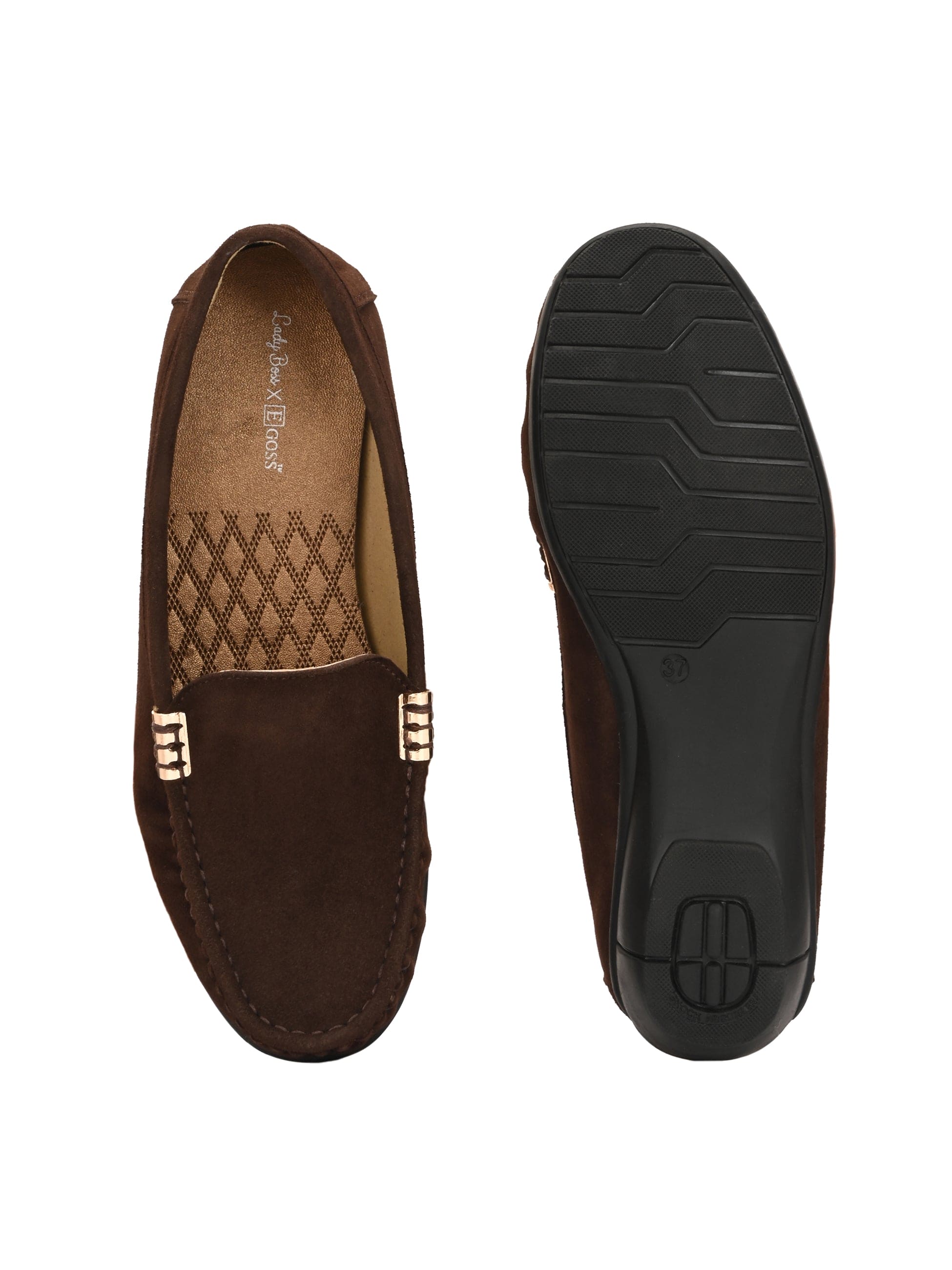 ladybossbyegoss Santorini Suede Loafers by Lady Boss - view 16