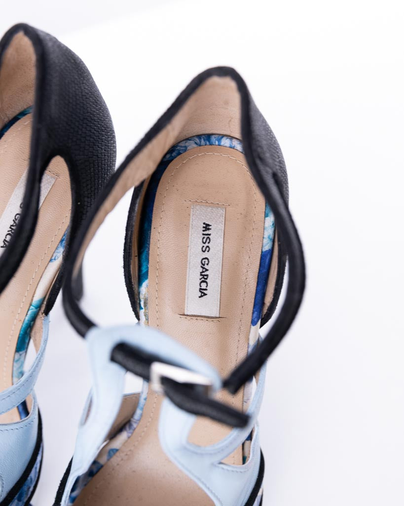 Miss Garcia Blue High Heels - view 4