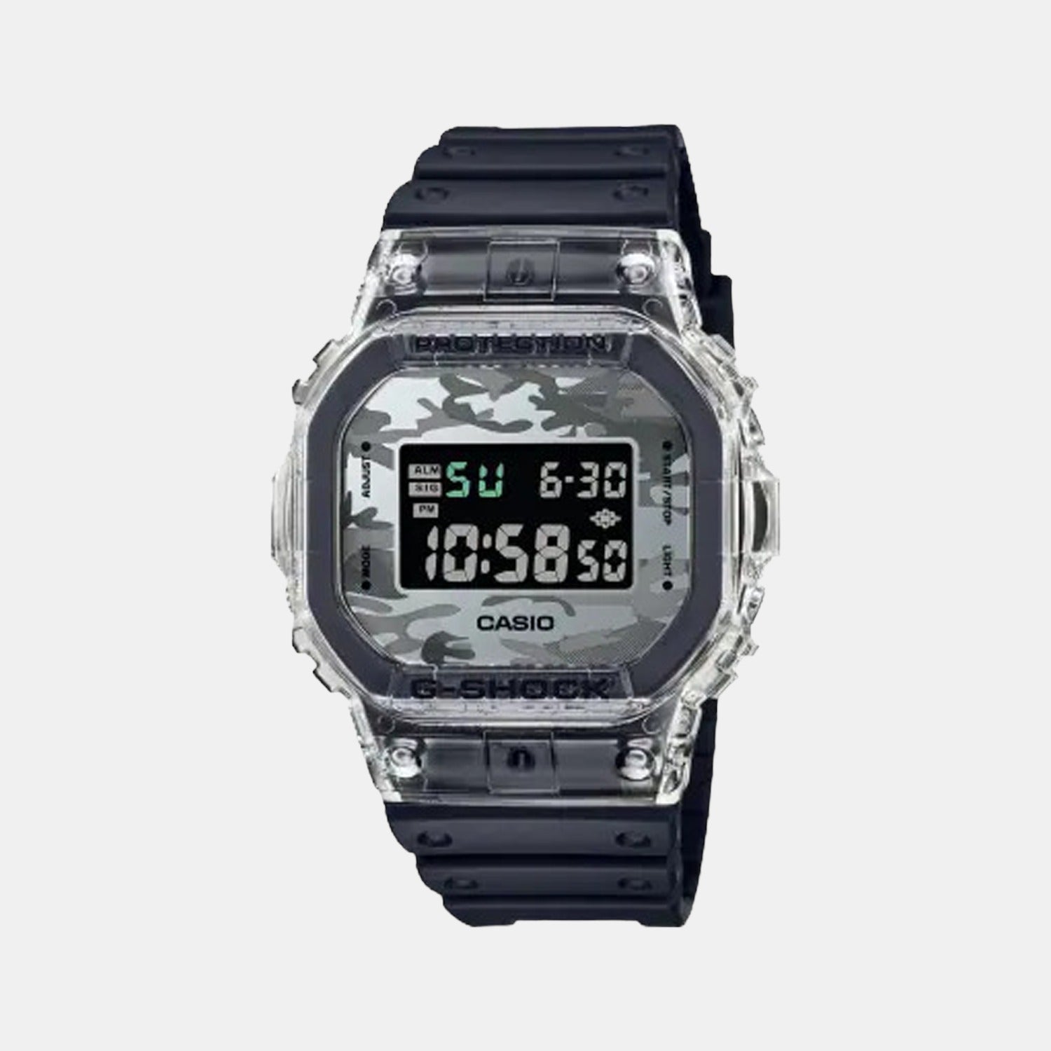 Casio G-Shock Men Quartz Two Tone Dial Digital Resin Watch G1279