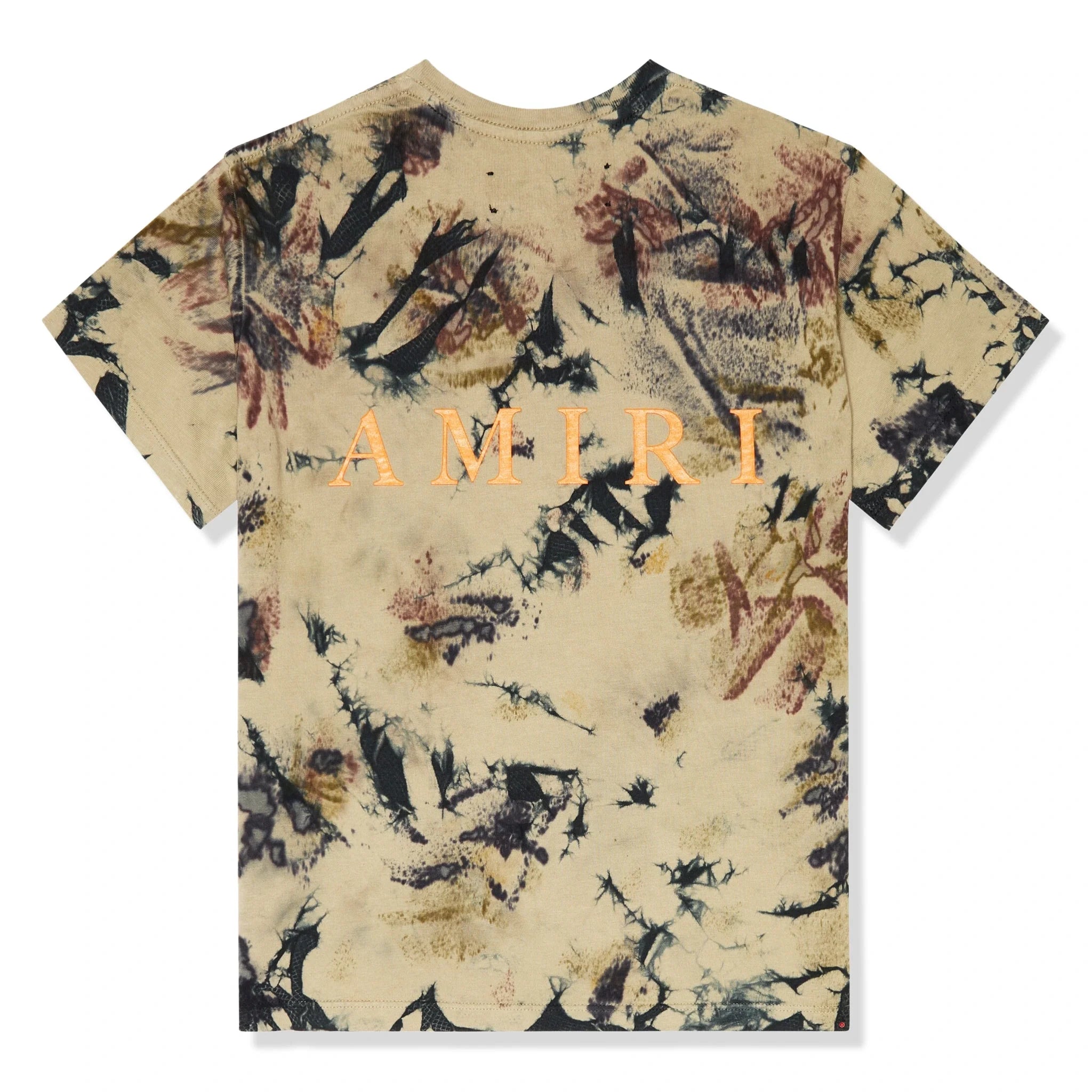 Amiri Kids Bones Tie Dye Green T Shirt - view 2