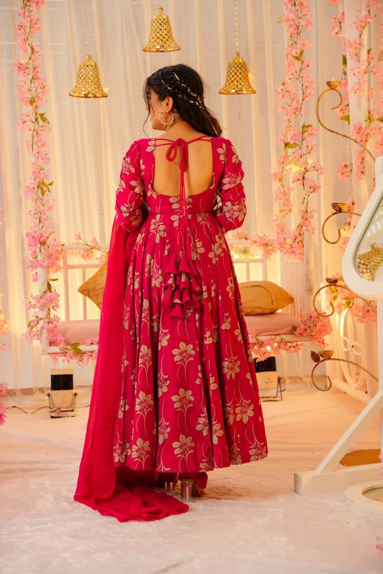 Idaho-o Pink leaf aura suit set - view 4