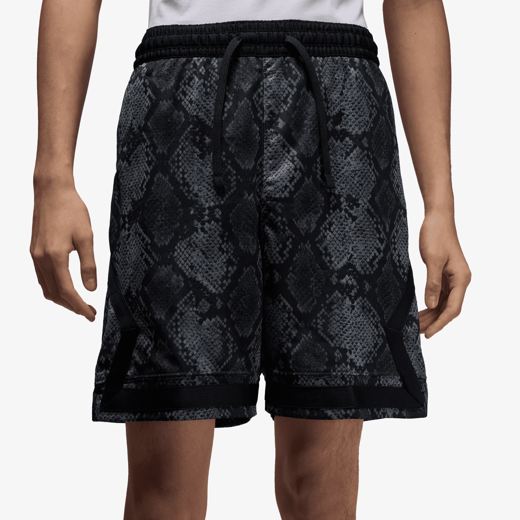 Jordan | Dri-fit Mesh Diamond Shorts { Black/black - view 2