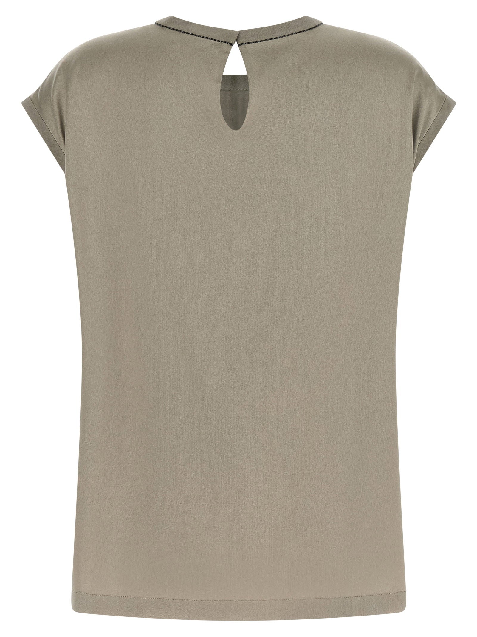 Brunello Cucinelli Satin Blouse – 96% silk, 4% elastane - view 2