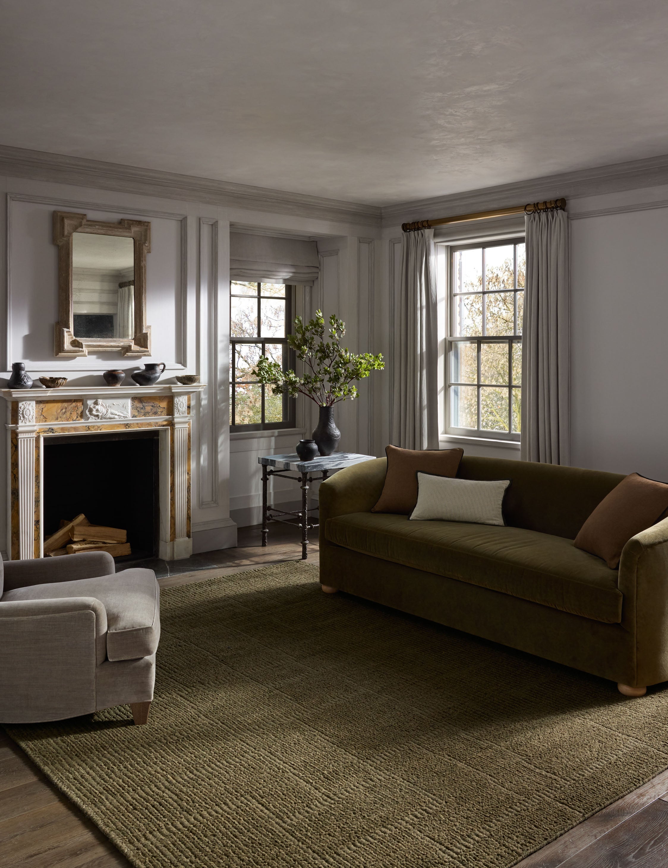 Lulu and Georgia Greenwich Hand-Loomed Wool-Blend Rug by Jeremiah Brent x Loloi - view 20