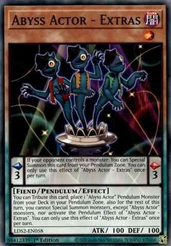 Yu-Gi-Oh! Abyss Actor - Extras - LDS2-EN058 - Common - 1st Edition