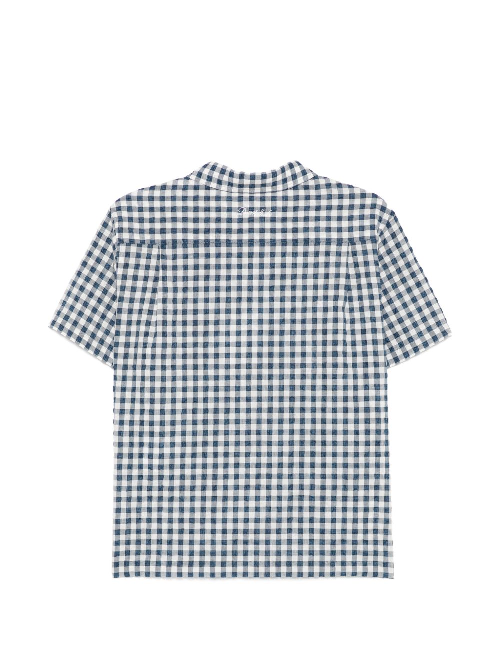 Dunst Checked cotton blend shirt - view 2