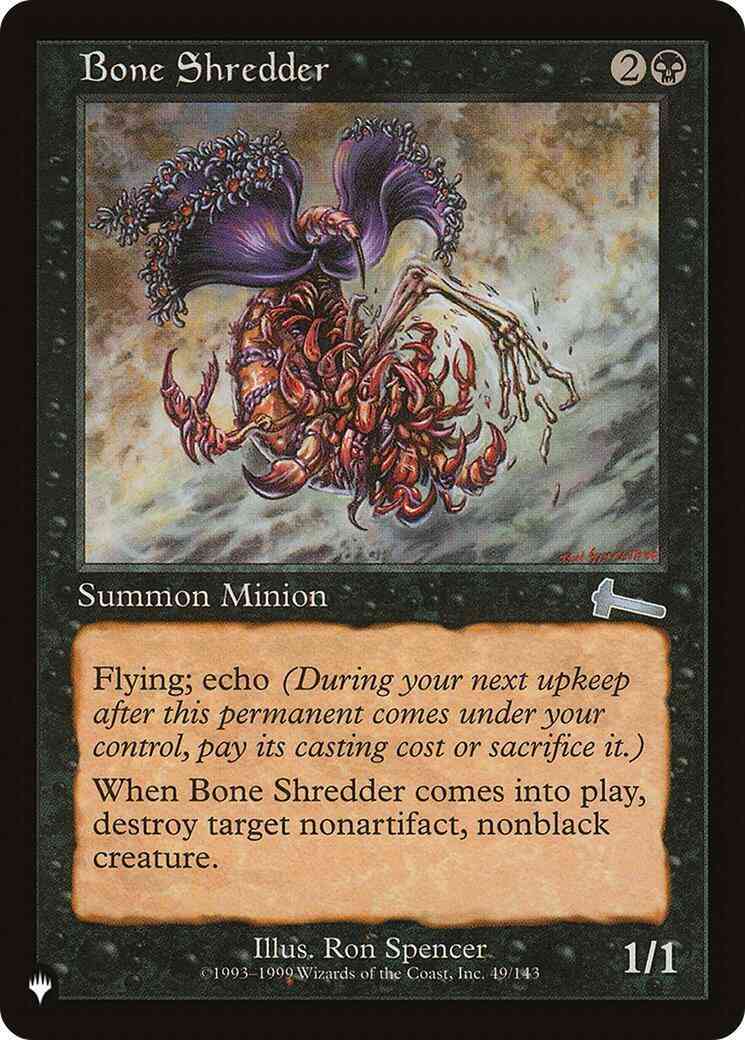 Bone shredder ulg-49 – Magic Bone Shredder [ULG-49] [The List] [Non-Foil]