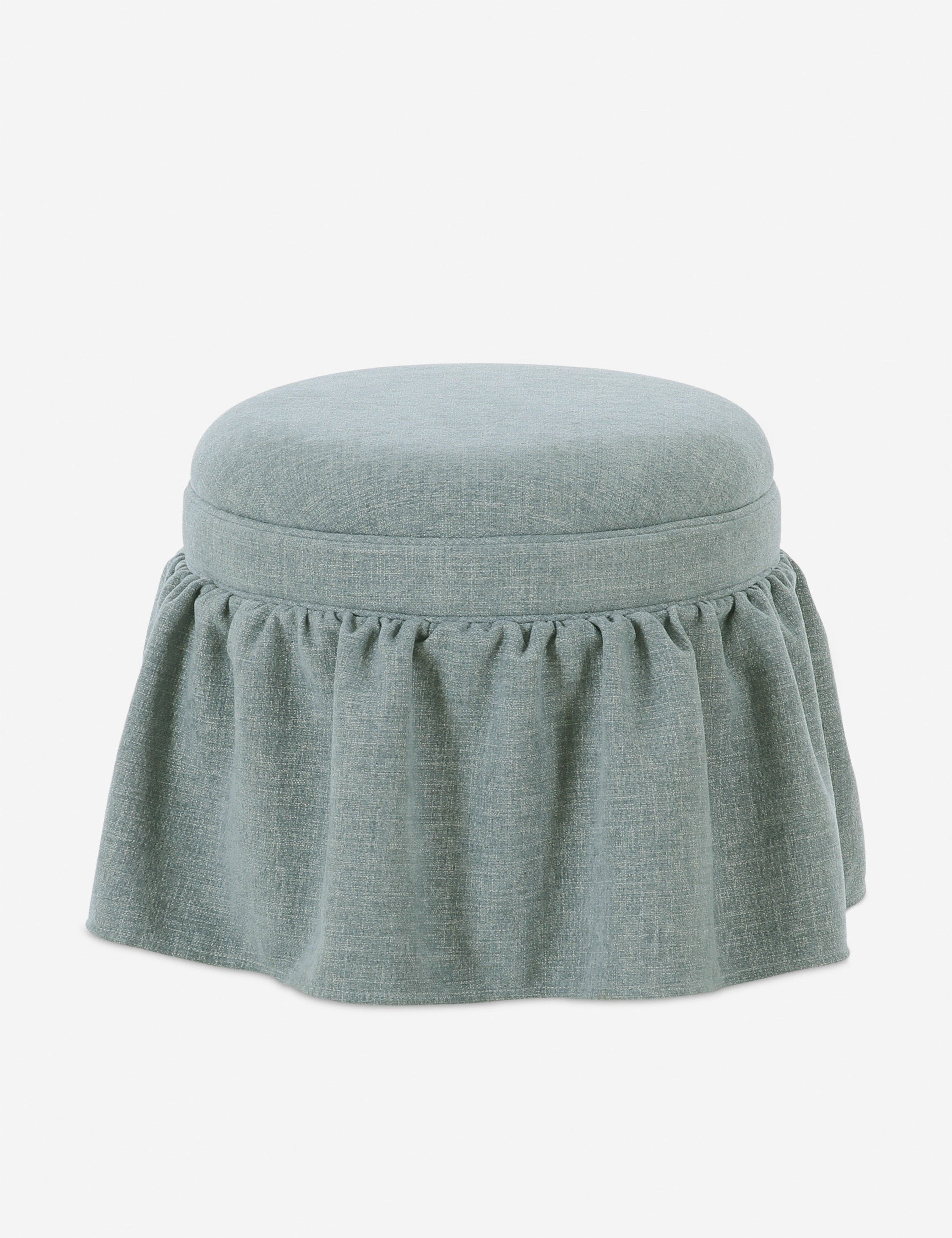 Lulu and Georgia Tompkins Round Storage Ottoman - view 3
