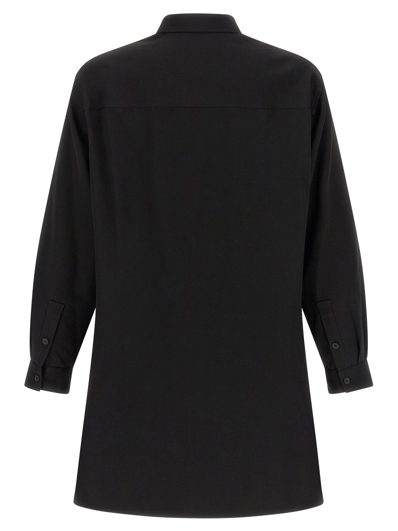 Yohji Yamamoto China Button Shirt – 100% wool - view 2