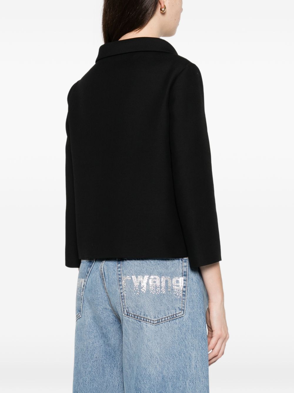 Valentino VLogo Signature wool and silk jacket - view 5