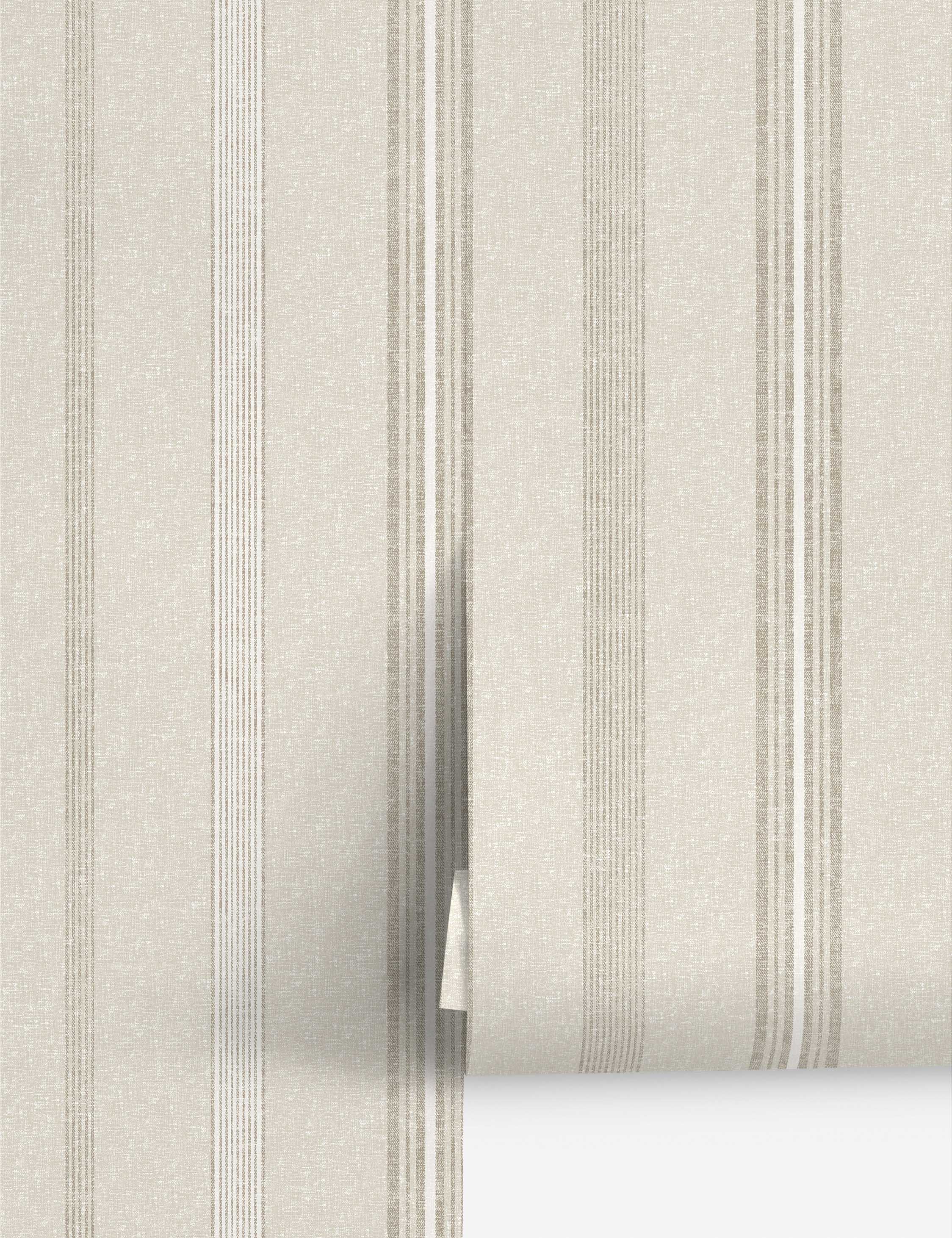 Lulu and Georgia Anatolia Stripe Textured Peel + Stick Wallpaper by Pure Salt - view 2
