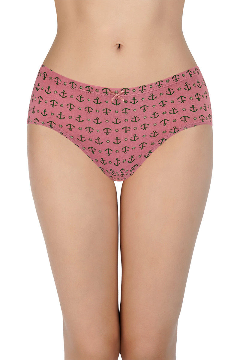 Amante Inner Elastic Waistband Hipster Assorted Panty (Pack of 3 Colors & Prints May Vary) - view 5