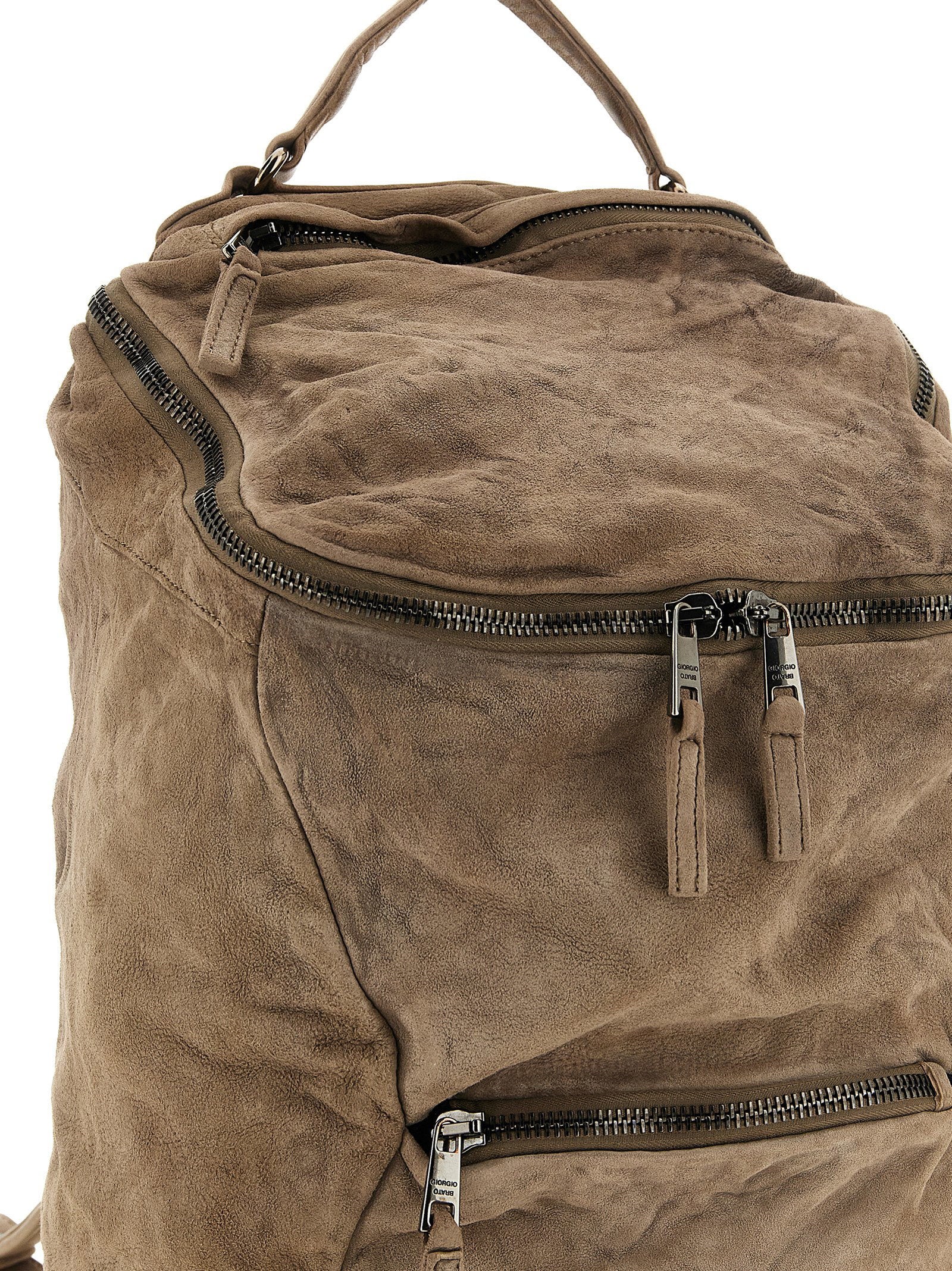 Giorgio Brato Leather Backpack - view 3