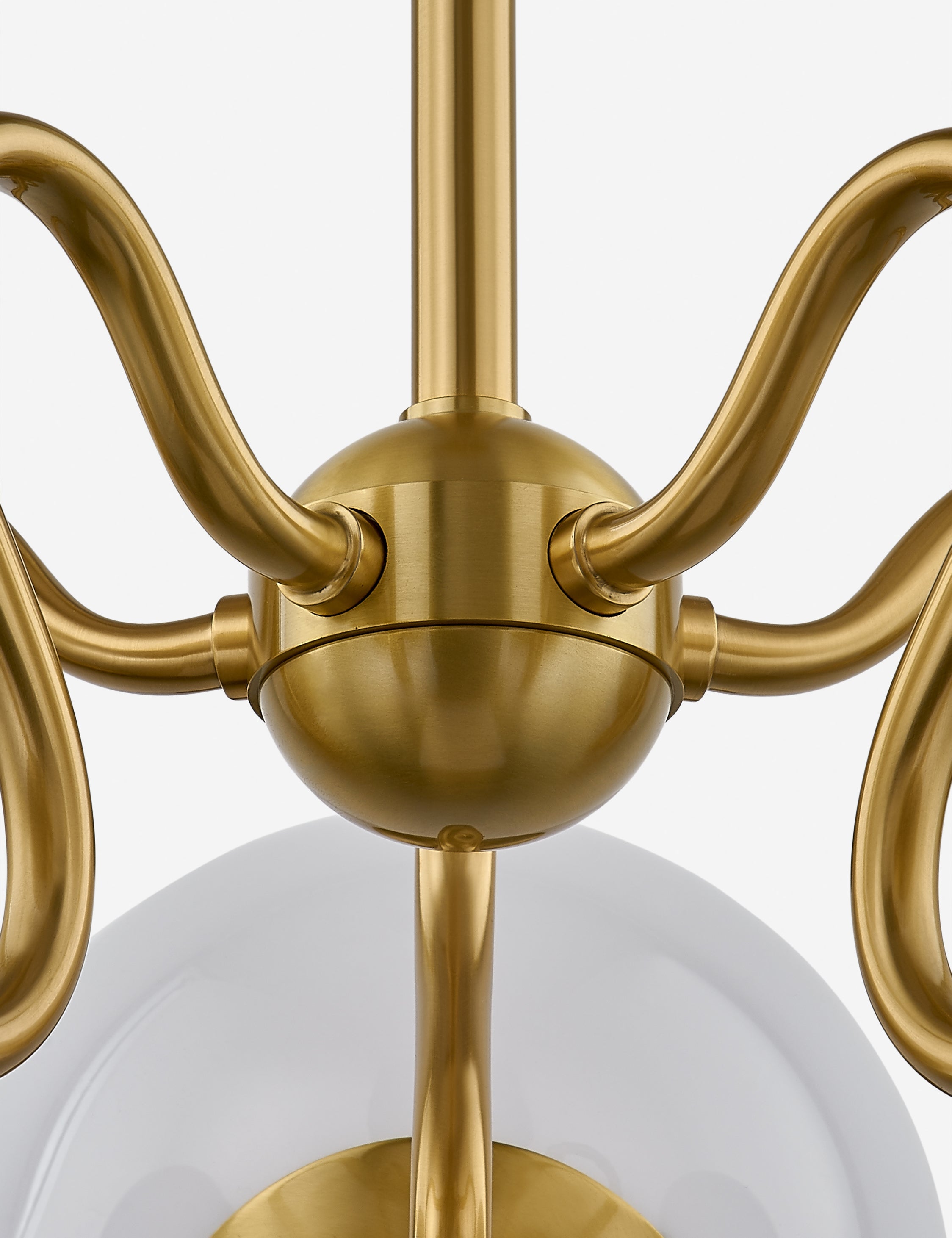 Lulu and Georgia Julius Chandelier – Aged Brass - view 5