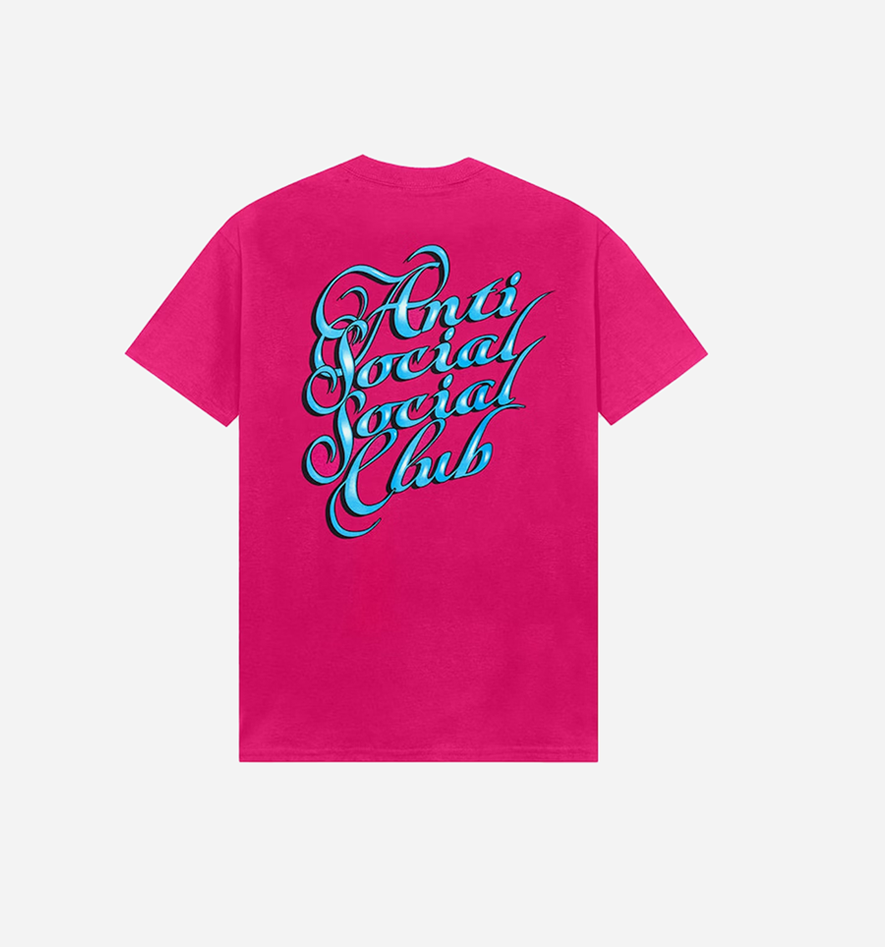 Anti Social Social Club Eye Lash Tee Pink - view 2