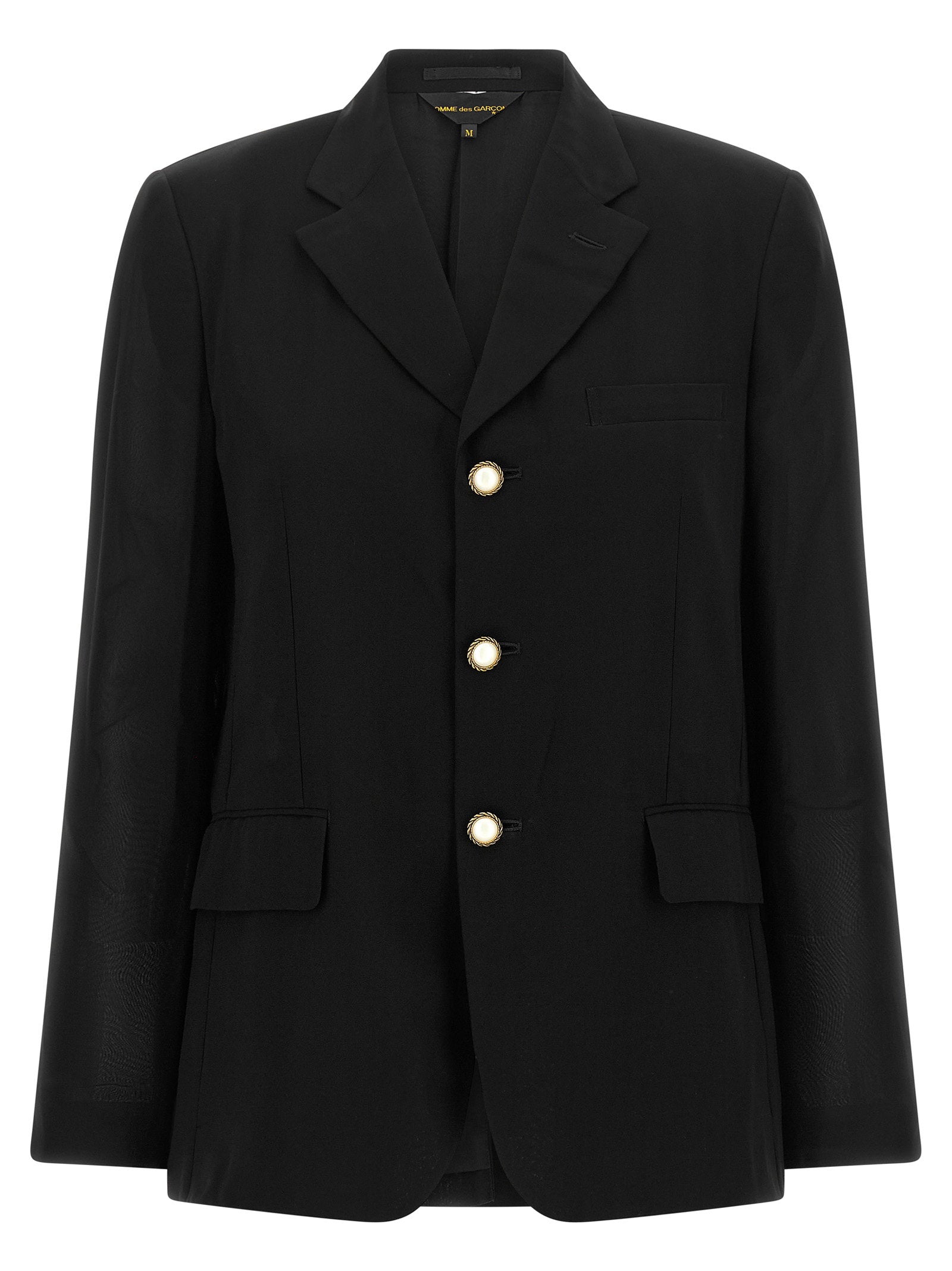 Comme Des Garcons Jewel Buttons Blazer – 100% polyester