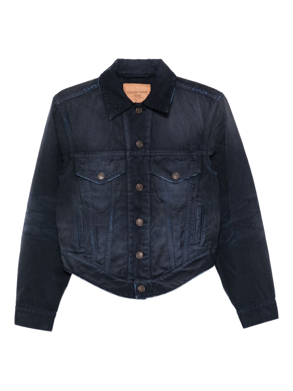 Balenciaga Curved Waistband Jacket – Cotton 100%