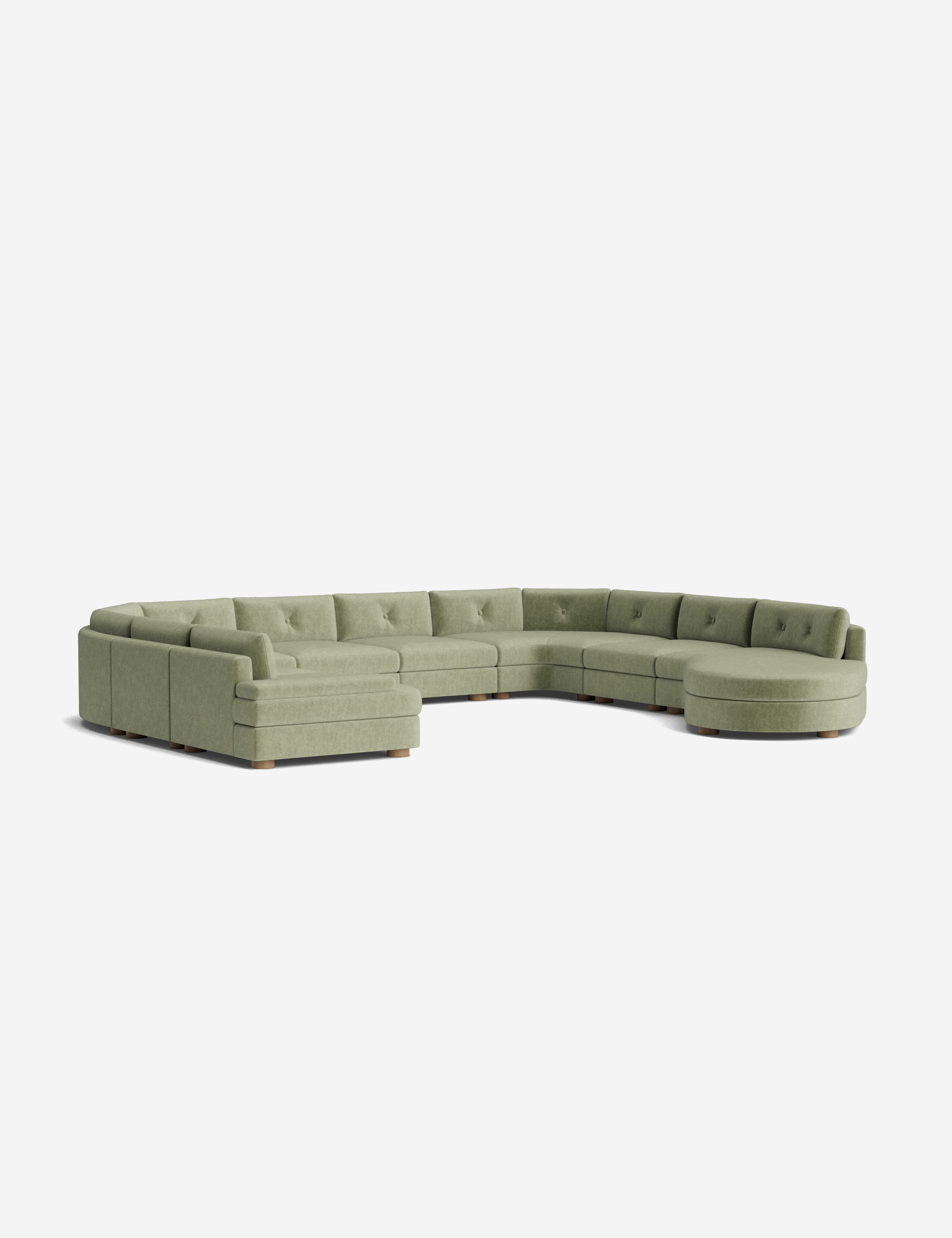 Lulu and Georgia Hill Modular U-Shaped Sectional Sofa - view 42