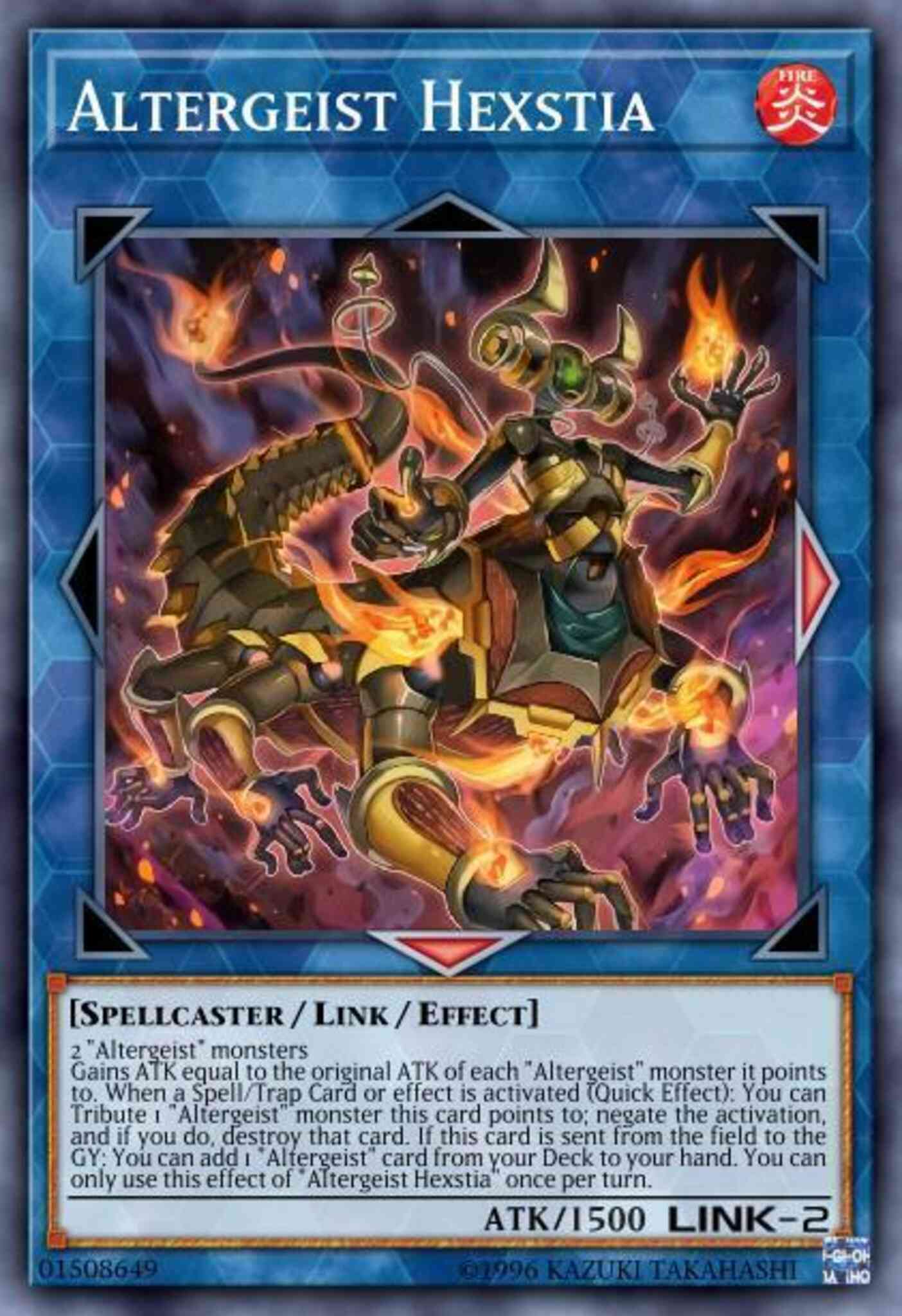 Yu-Gi-Oh! Altergeist Hexstia - EXFO-EN046 - Super Rare - 1st Edition