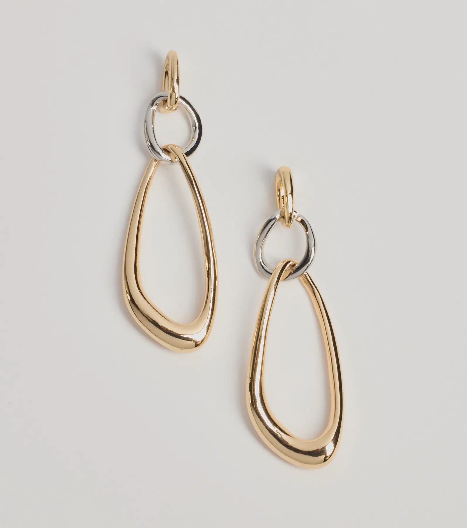 Windsor So Sleek Mixed Metal Drop Earrings – MULTI