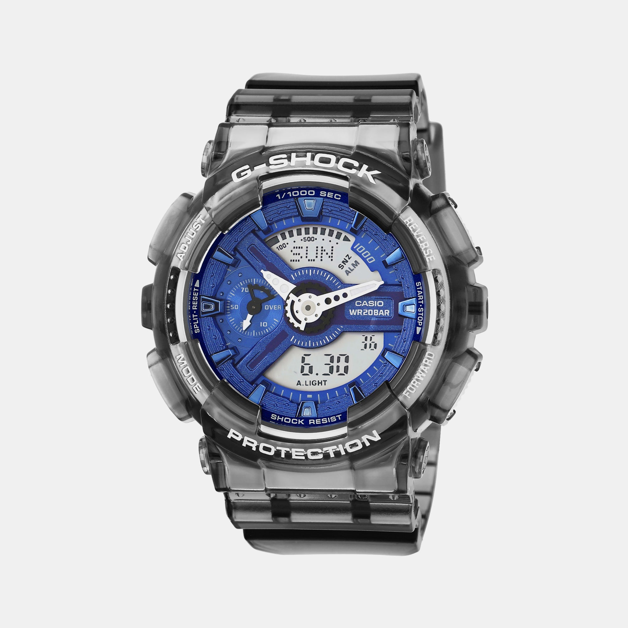 Casio G-Shock Women Women Quartz Blue Dial Analog-Digital Resin Watch G1378