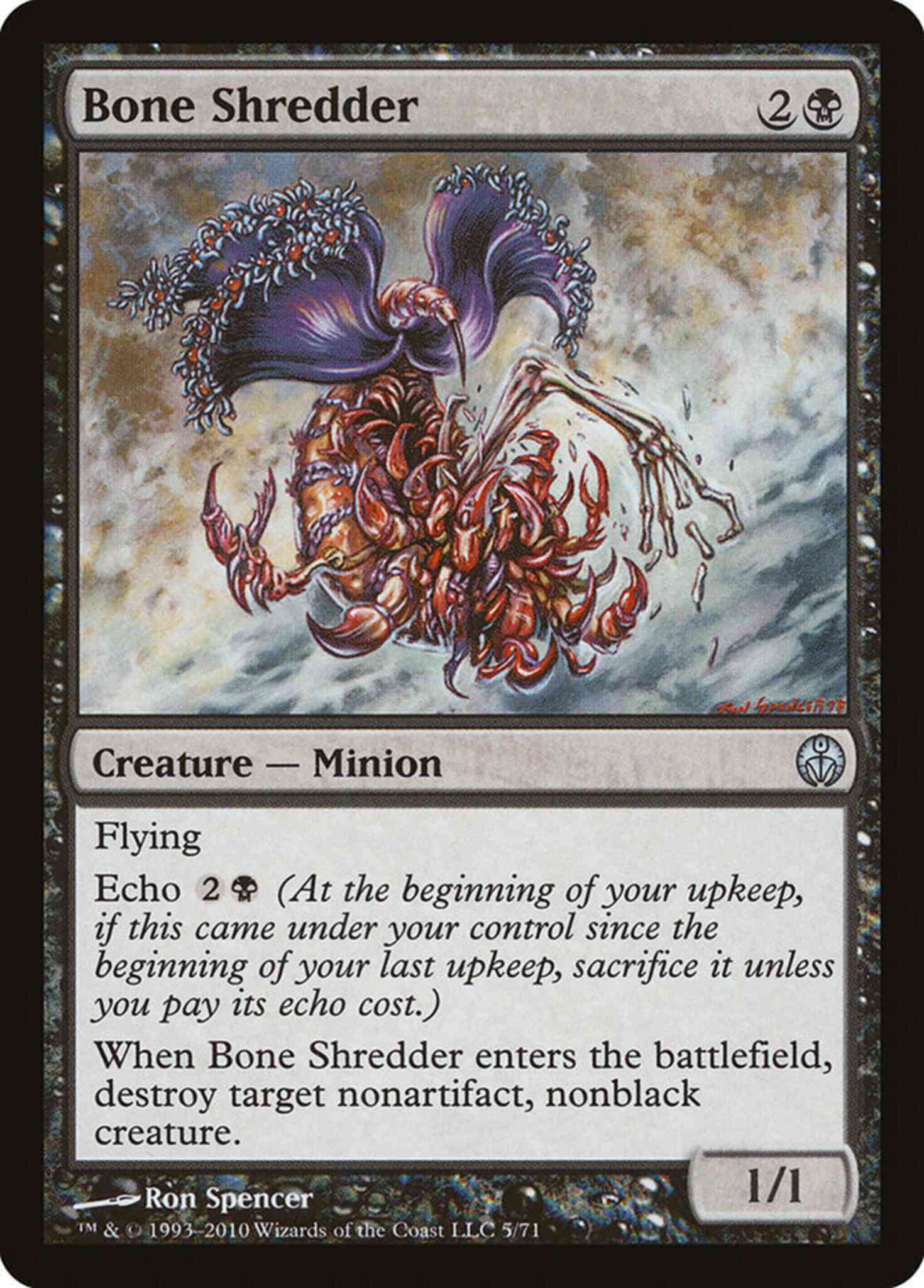 Bone shredder 5 – Magic Bone Shredder [5] [Duel Decks Phyrexia vs the Coalition] [Non-Foil]