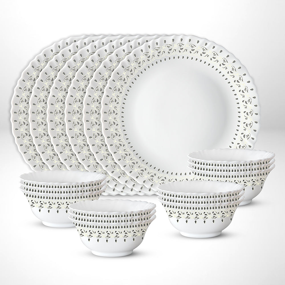 My Borosil Larah by Borosil Ora Gold Thali Set