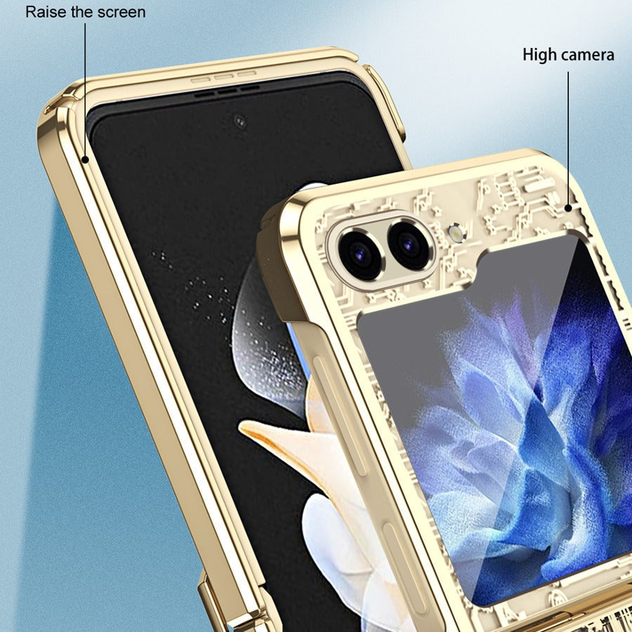 Samsung Galaxy Z Flip5 Mechanical Integrated Electroplating Case - view 9