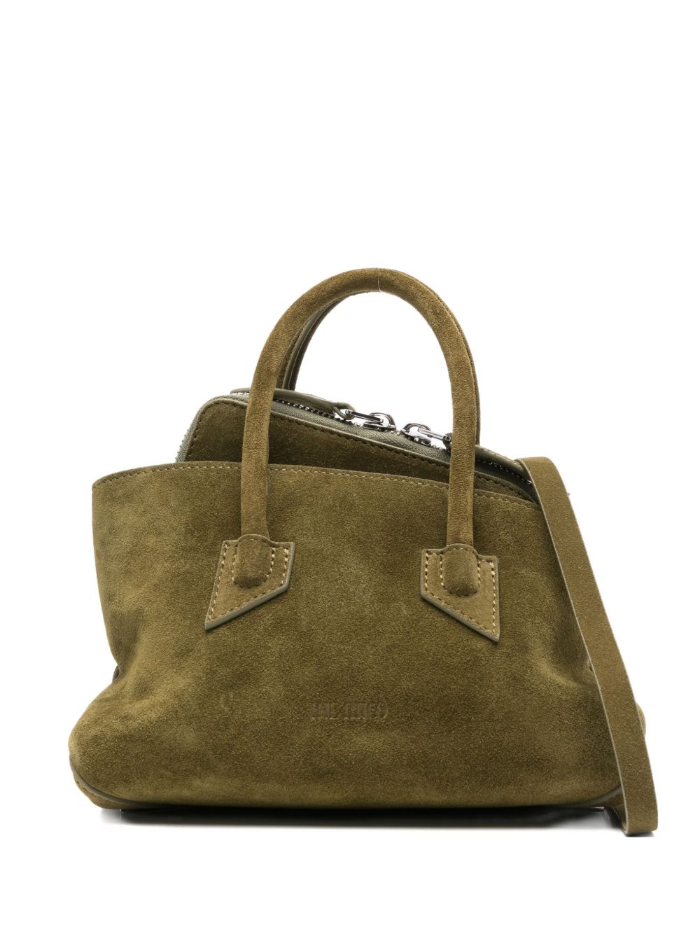 The Attico Monday Shoulder Bag – Suede 100%