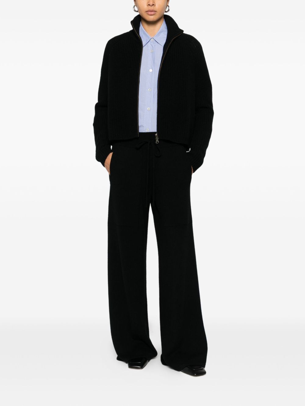 LISA YANG Sweaters BLACK – Cashmere 100 % - view 2