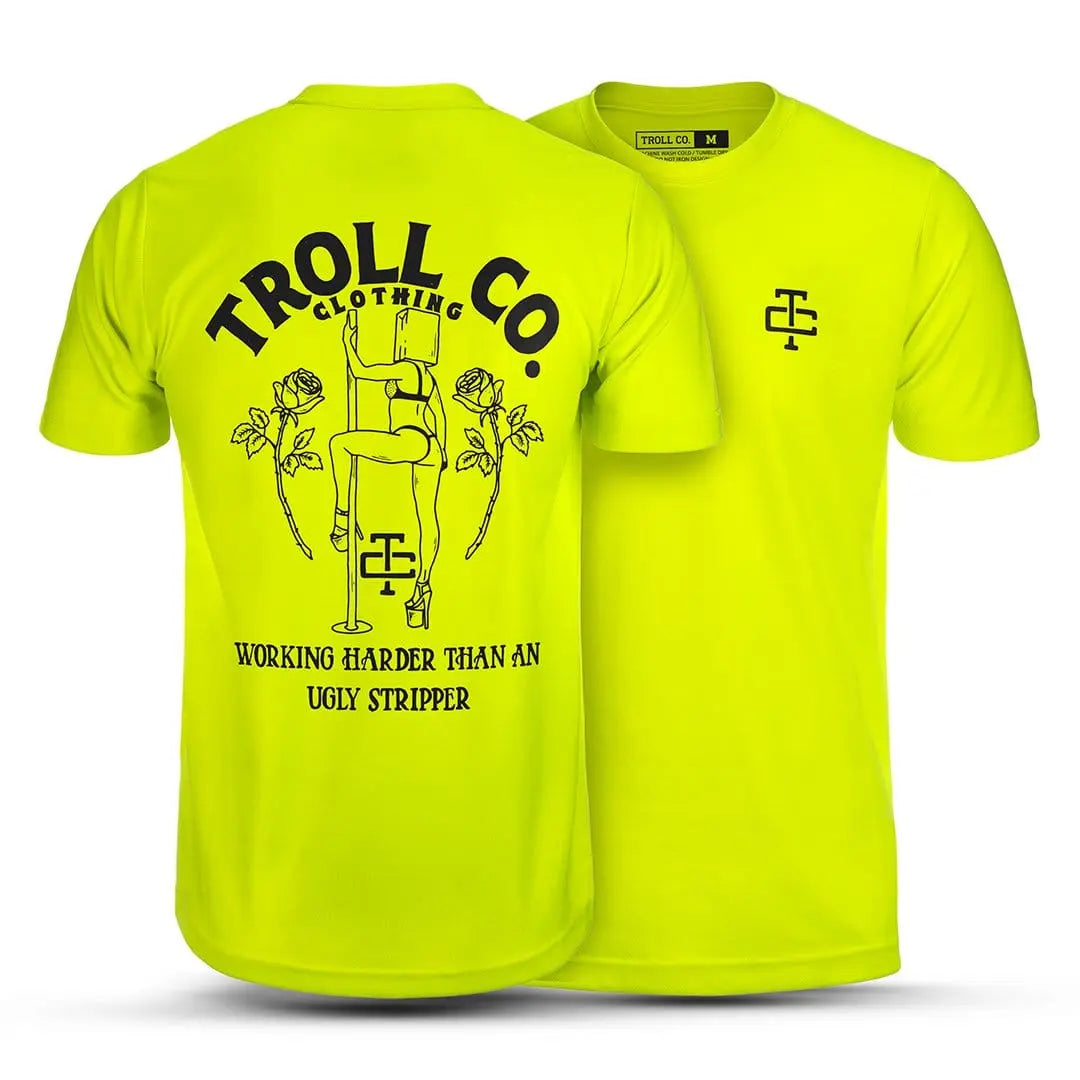 Radial Butterface Tee – Bright Lime
