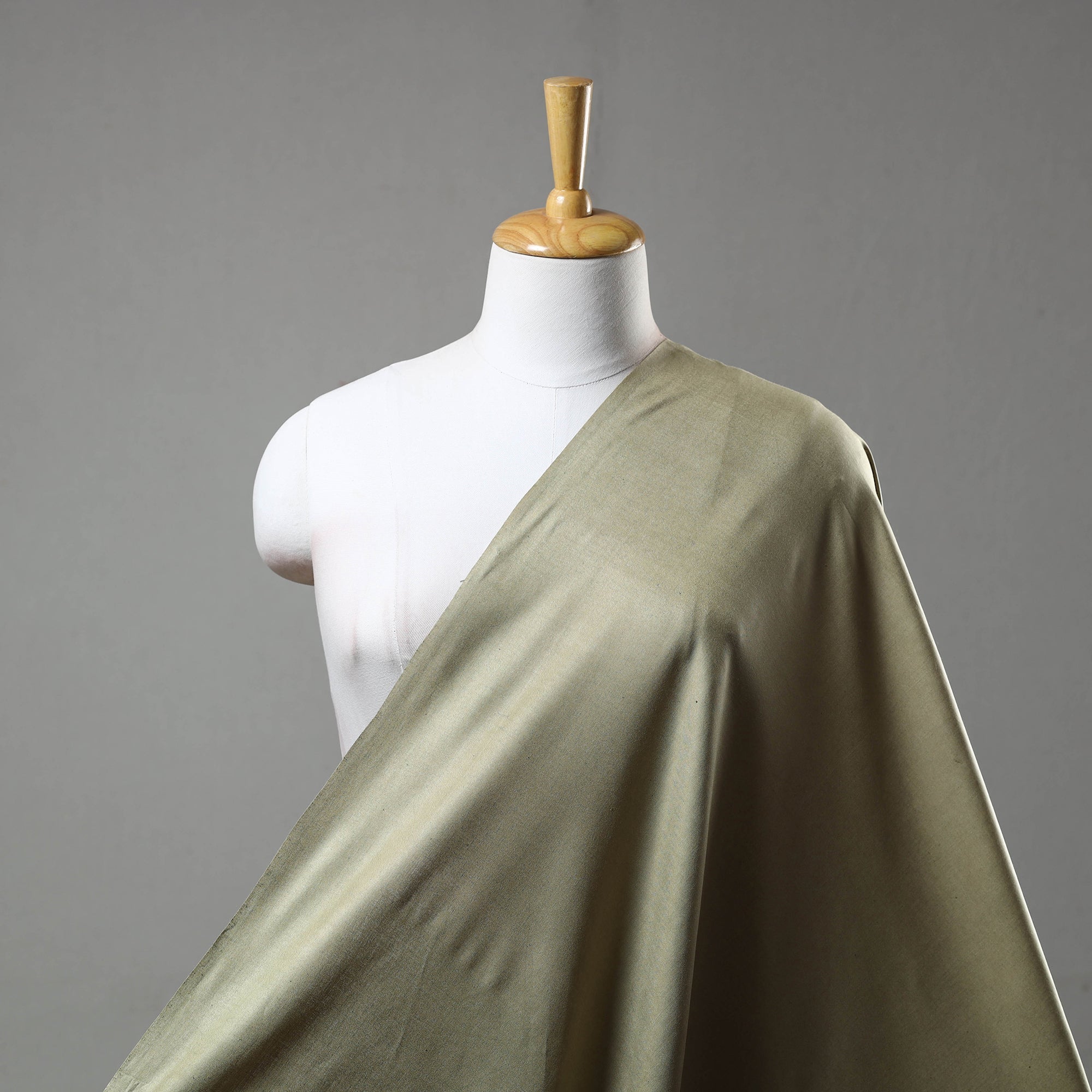 ITOKRI CRAFTS INITIATIVE Beige - Linen Cotton Bhagalpuri Fabric 09