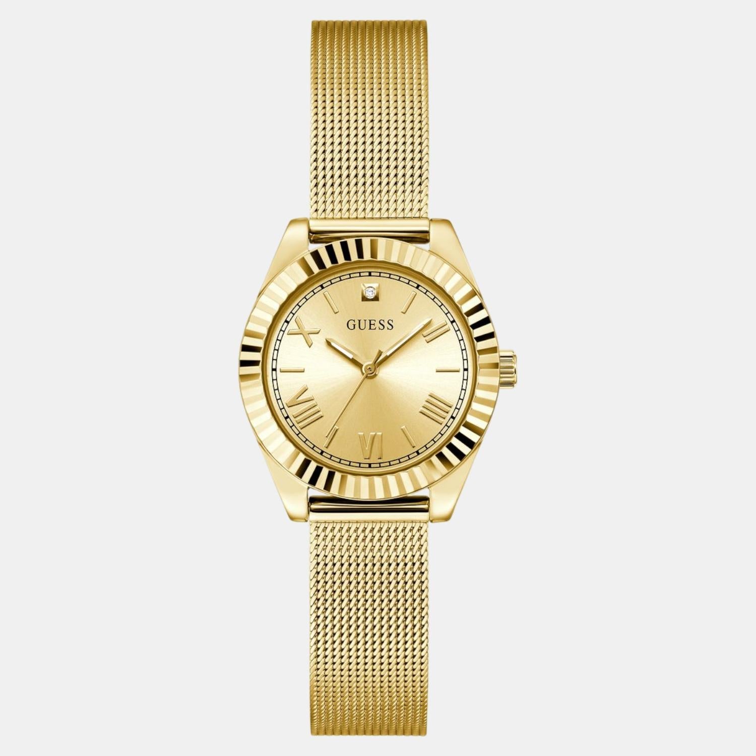 Guess Dress Women Quartz Champagne Dial Analog Mesh Watch GW0842L2 - view 2